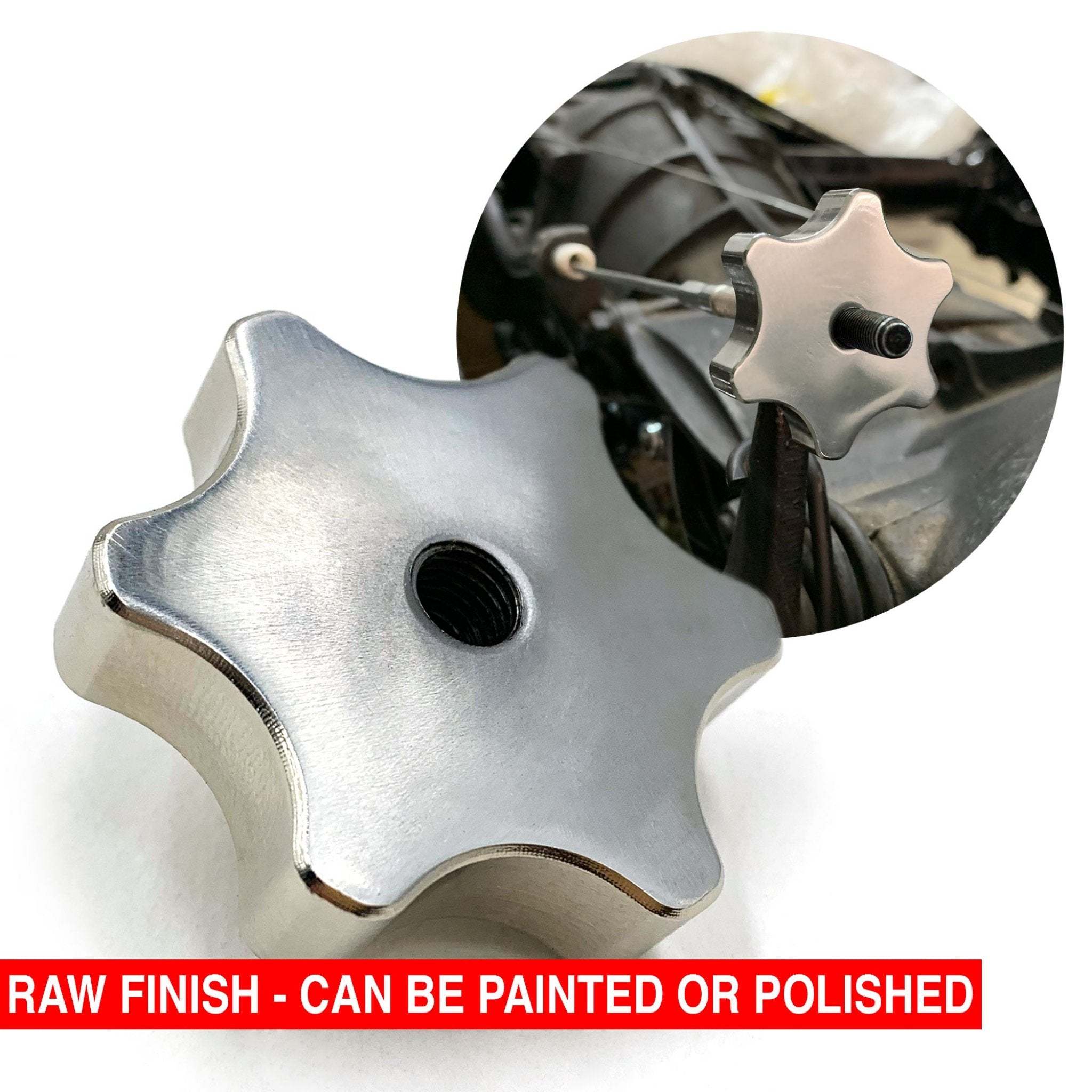 VW Clutch Adjustment Nut for Aircooled Volkswagen - * RAW PAINTABLE* Bug Ghia Bus Thing T3