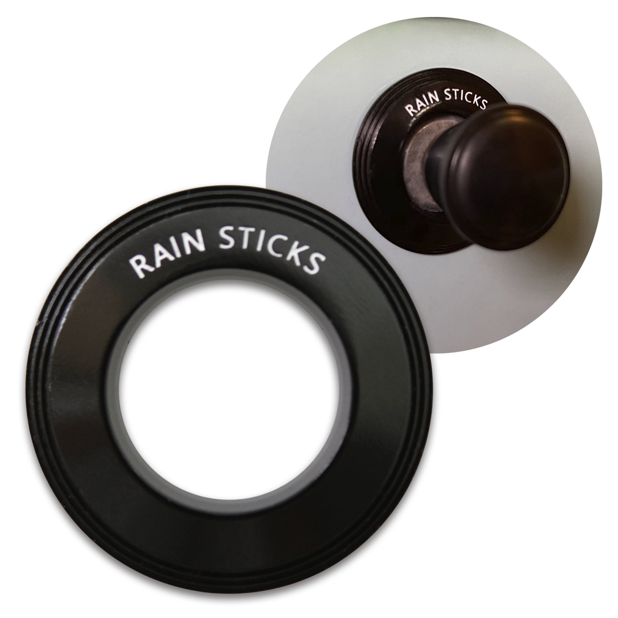 Magnetic Wiper Switch (RAIN STICKS) Trim Ring Cover (Black) For VW Beetle