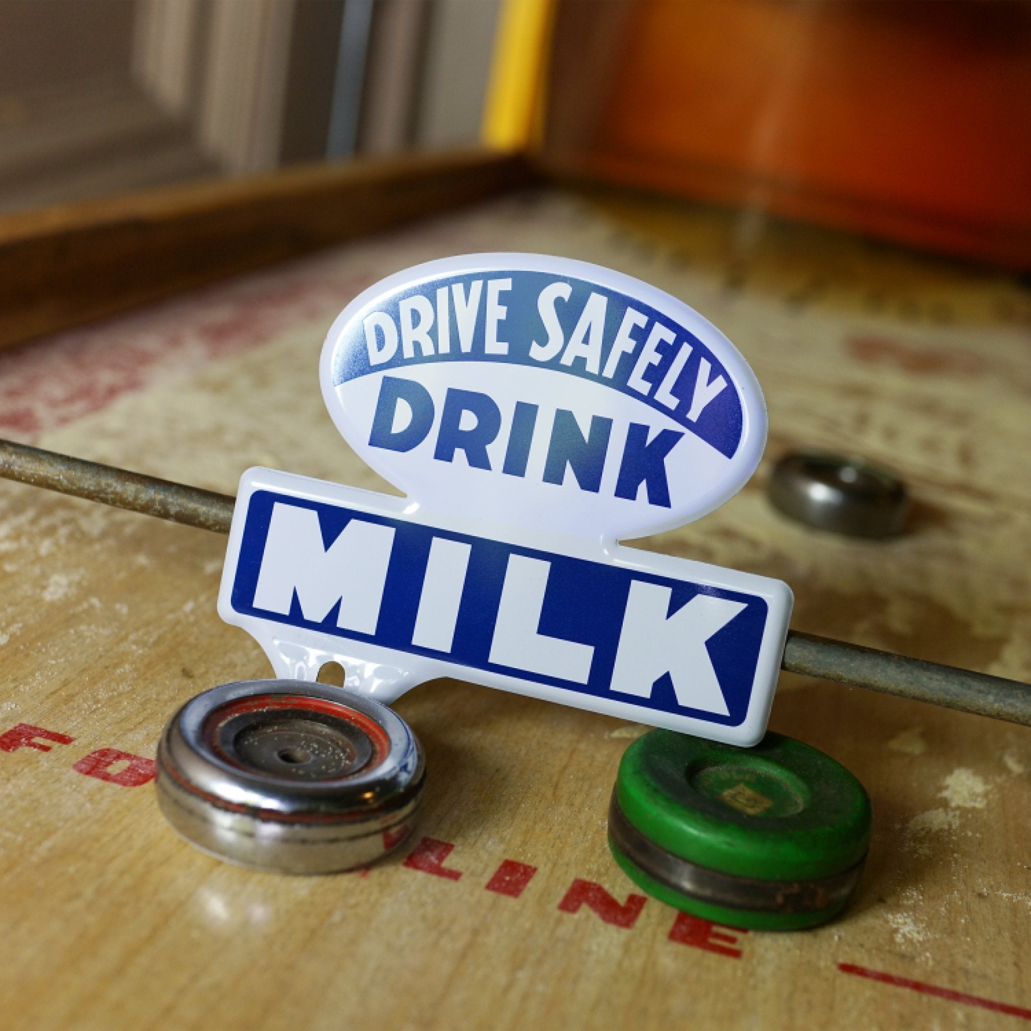 Drink Milk License Plate Topper
