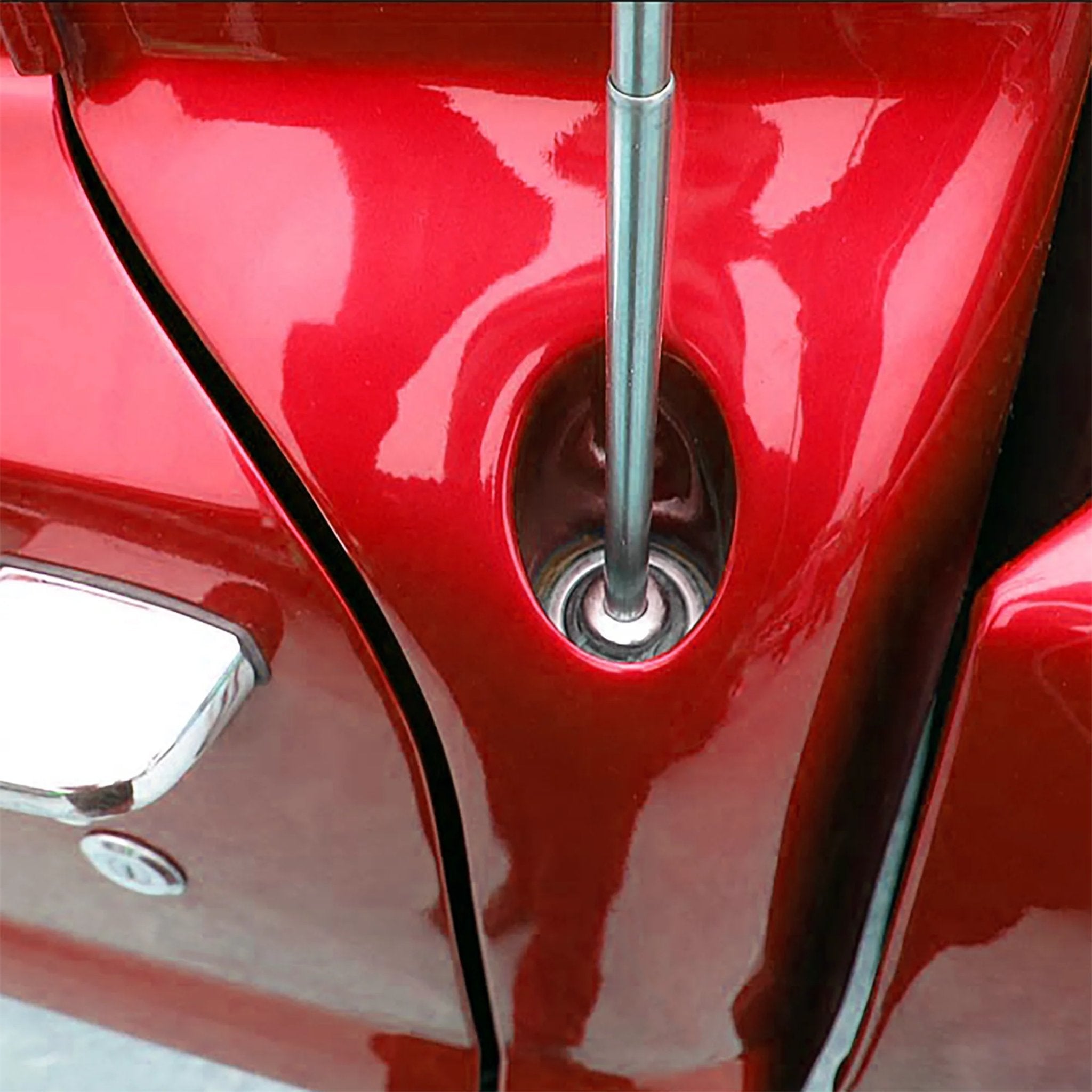 Volkswagen Chrome Power Antenna Kit for VW Bug Bus Karmann Ghia Thing T3 T4