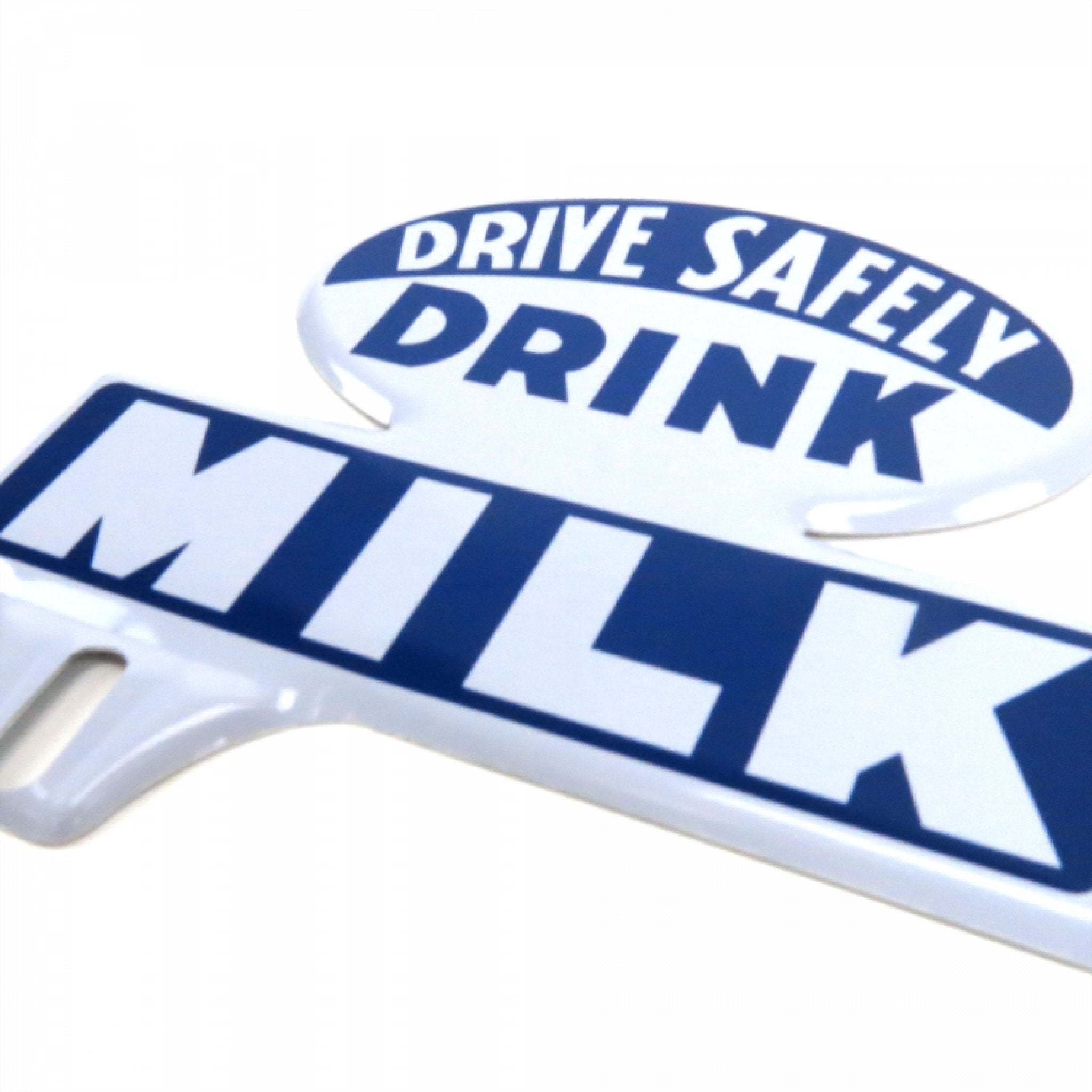 Drink Milk License Plate Topper