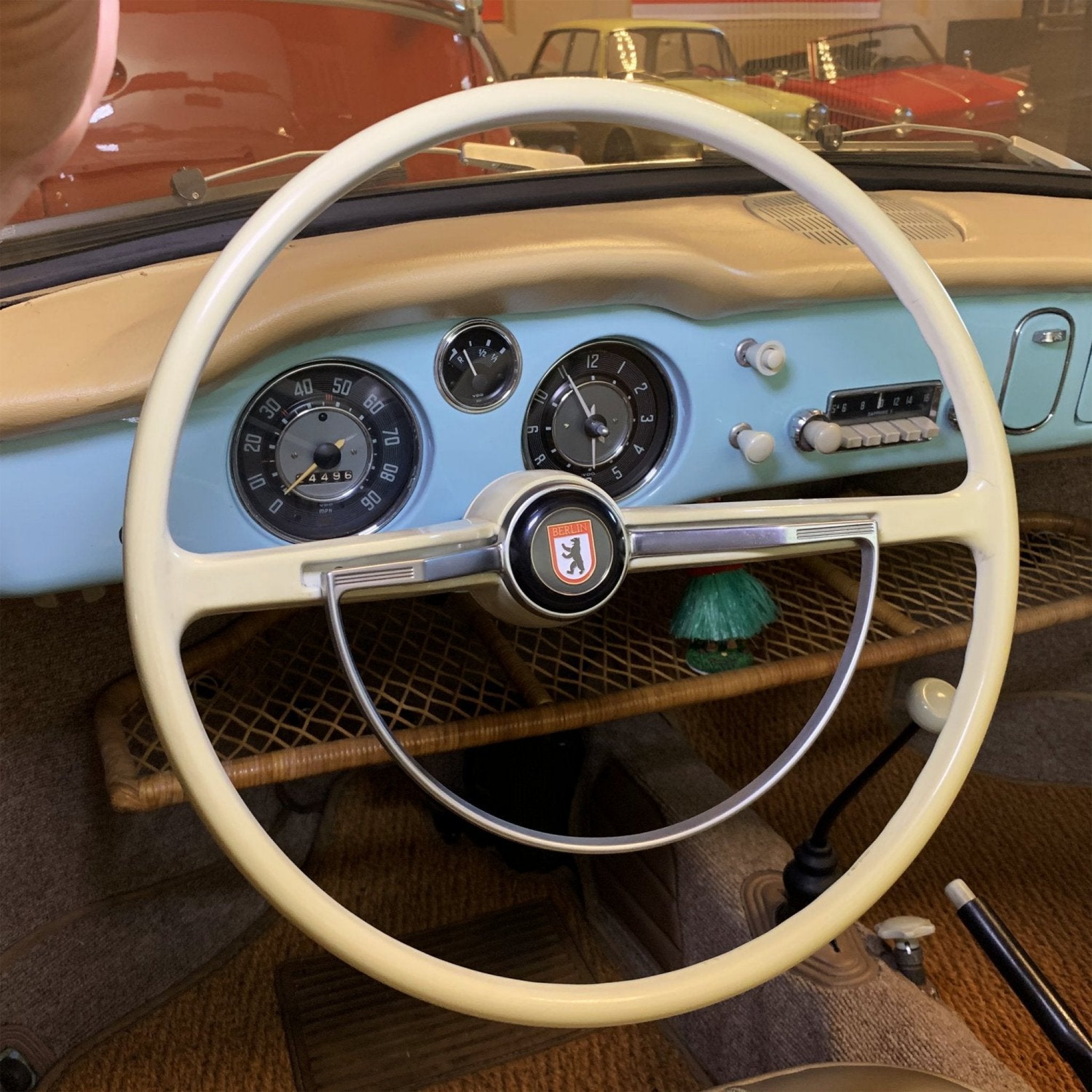 VW Steering Wheel Berlin Horn Button fits 1961-71 Beetle Ghia Type 3