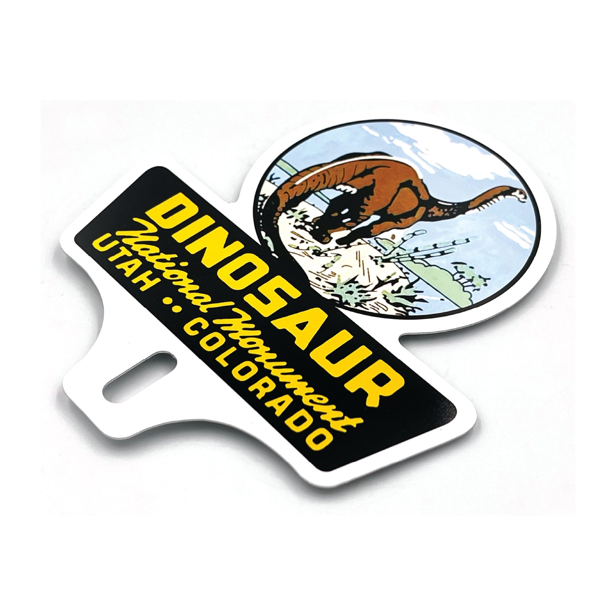 Dinosaur National Park License Plate Topper American Parks Retro Car Truck Cycle