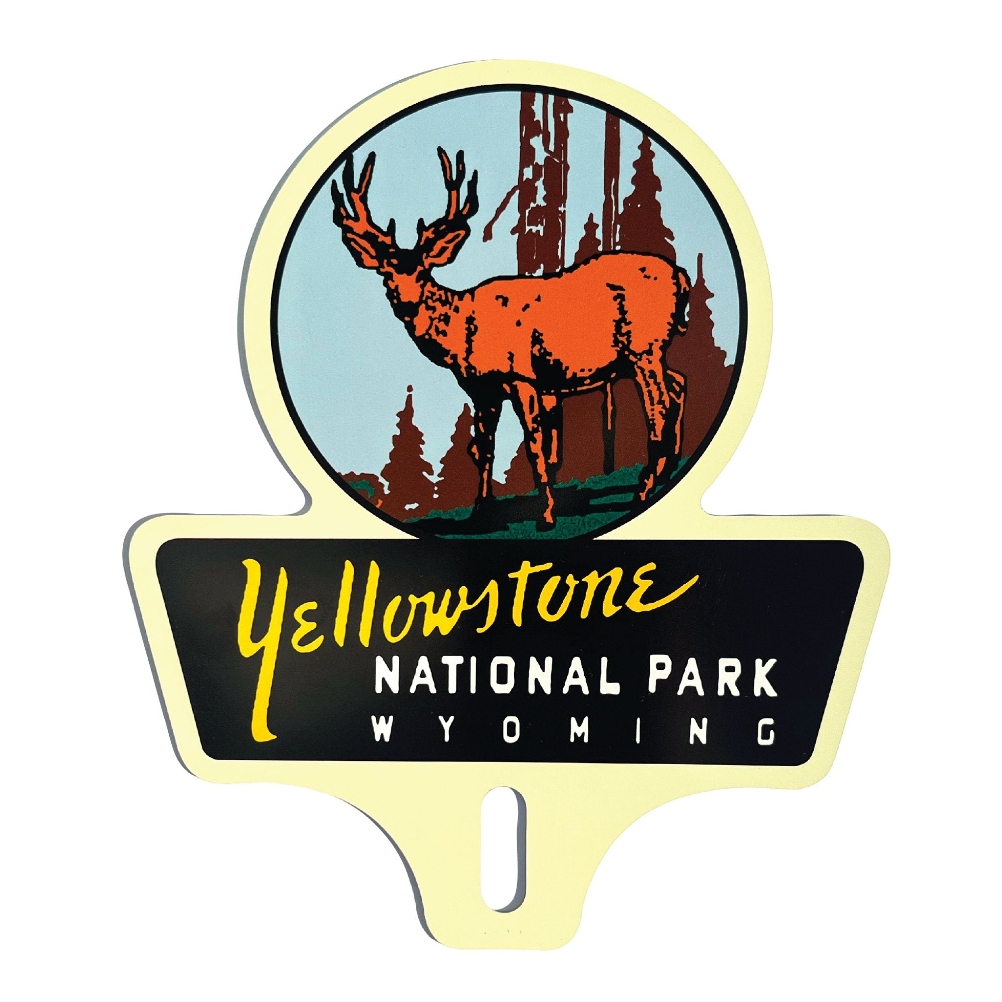 Yosemite National Park License Plate Topper American Parks Retro Car Truck Cycle