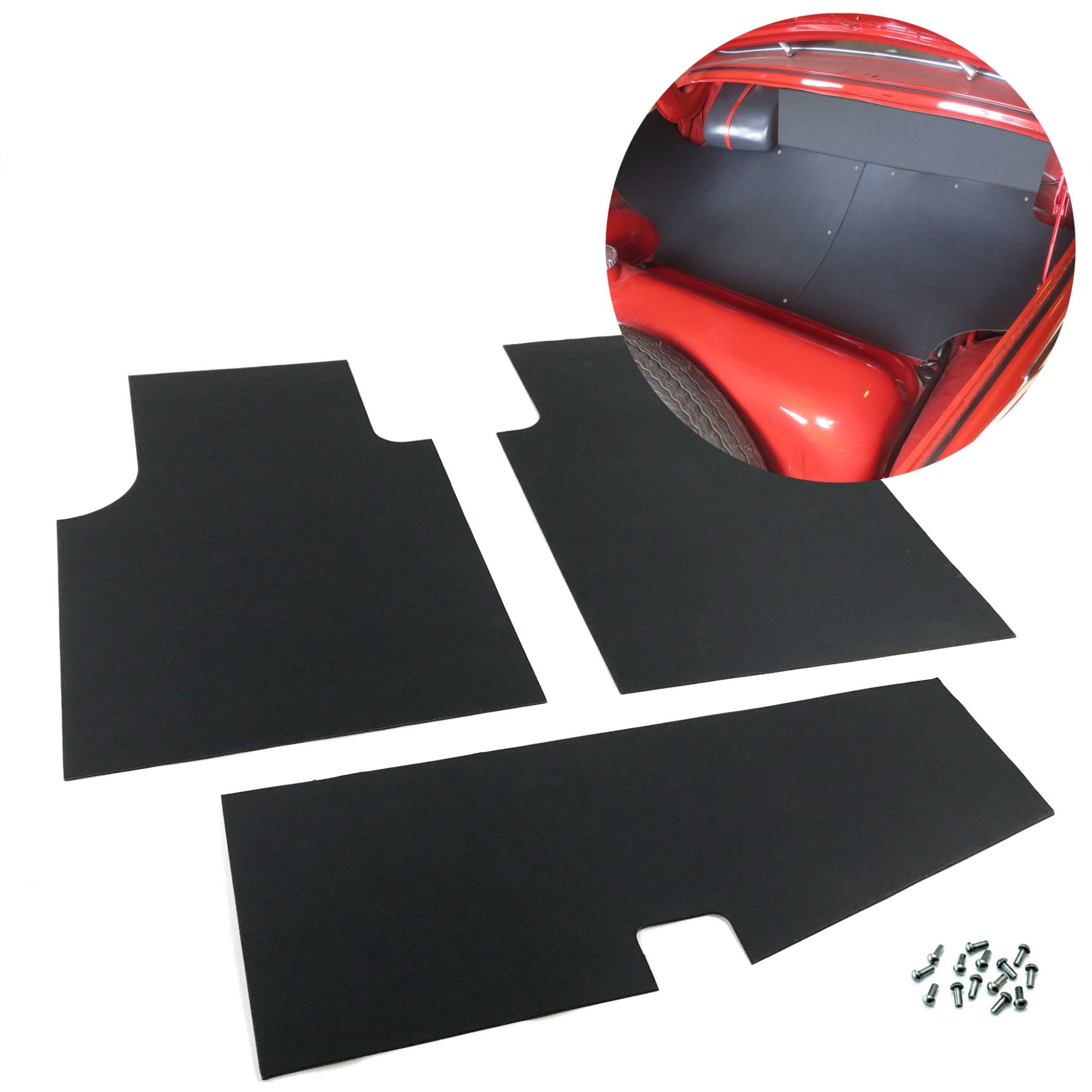 Volkswagen Trunk Liner Mat Kit - VW Bug 1952 - 1957 Oval Type 1