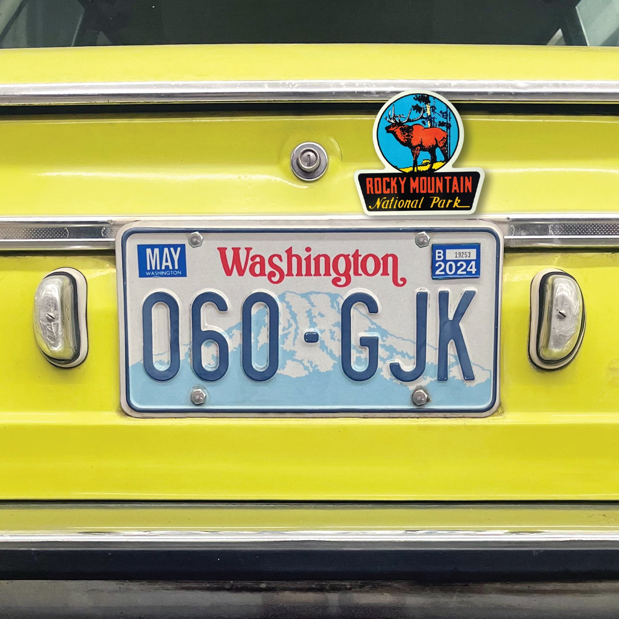 Rocky Mountain National Park License Plate Topper American Parks Car Truck