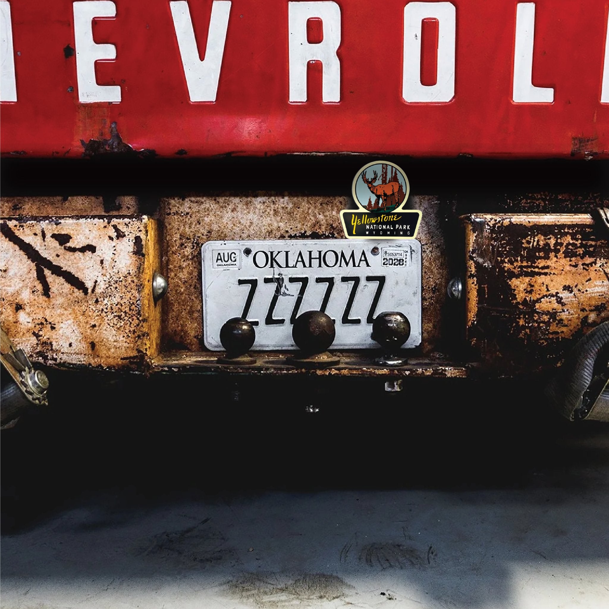 Yosemite National Park License Plate Topper American Parks Retro Car Truck Cycle