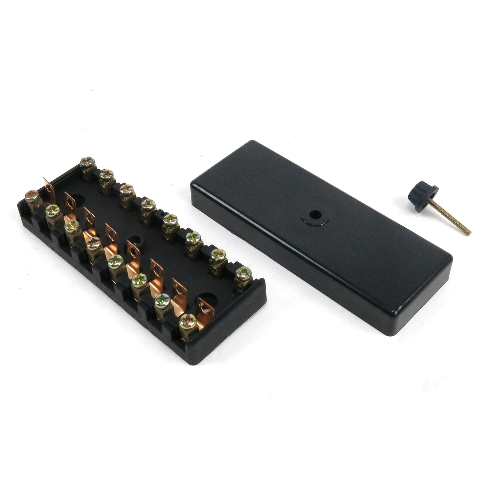 Universal Ceramic Torpedo Bullet 8 Fuse Block with Cover