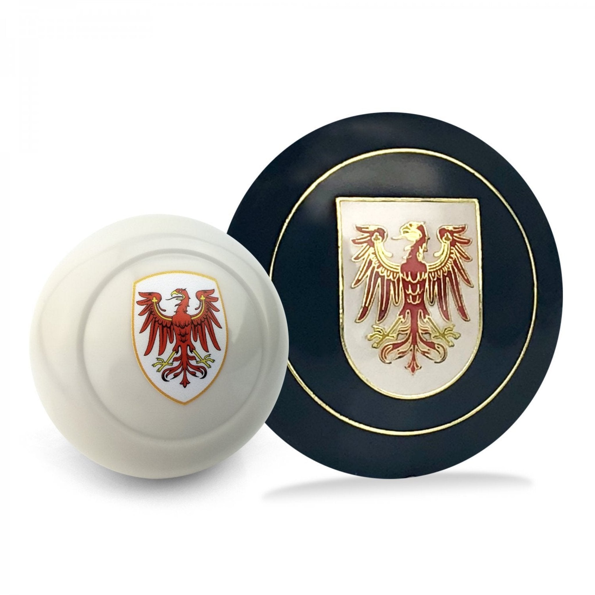 Brandenburg 2Pc Kit - Horn Button Shift Knob Bus Beetle Ghia Cox