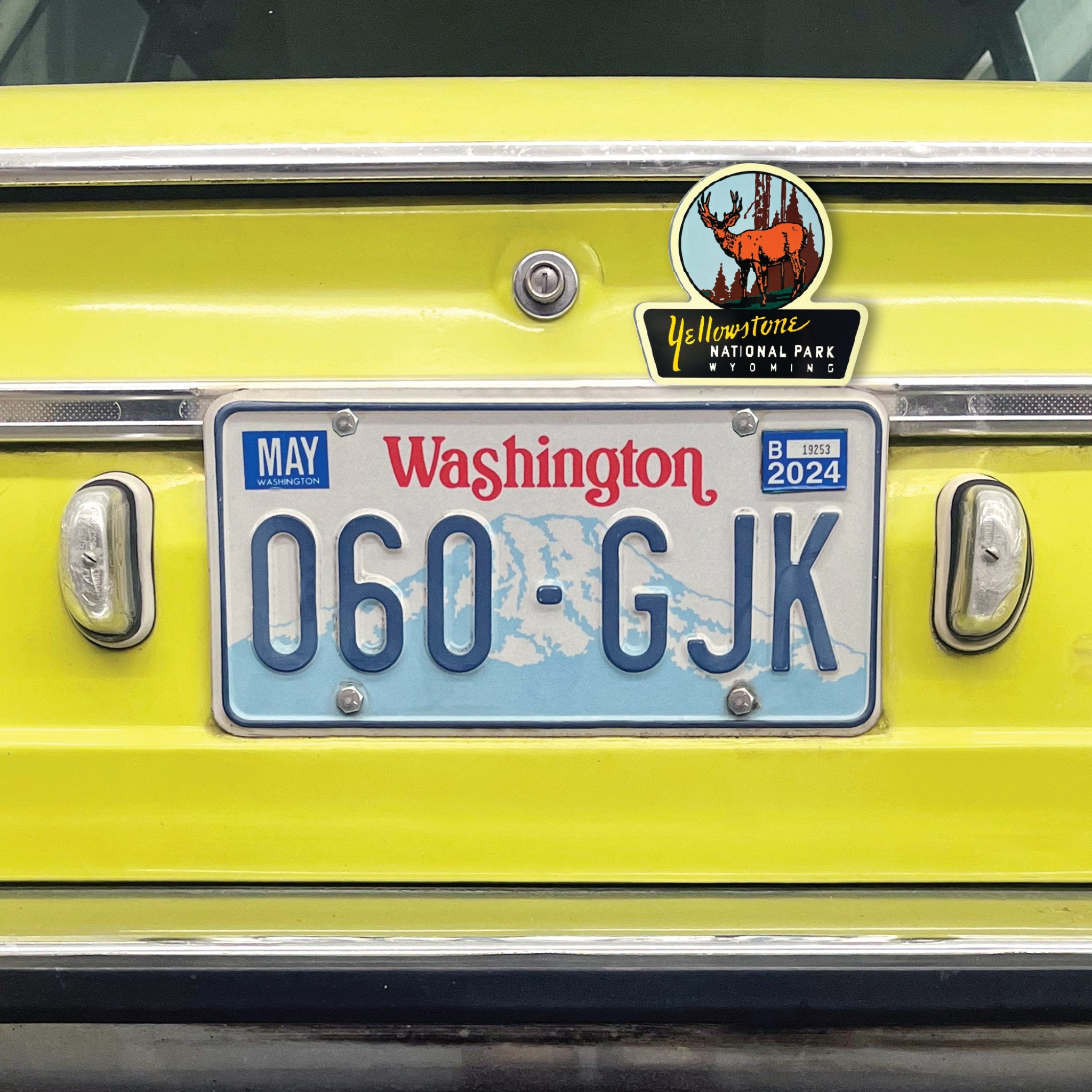 Yosemite National Park License Plate Topper American Parks Retro Car Truck Cycle