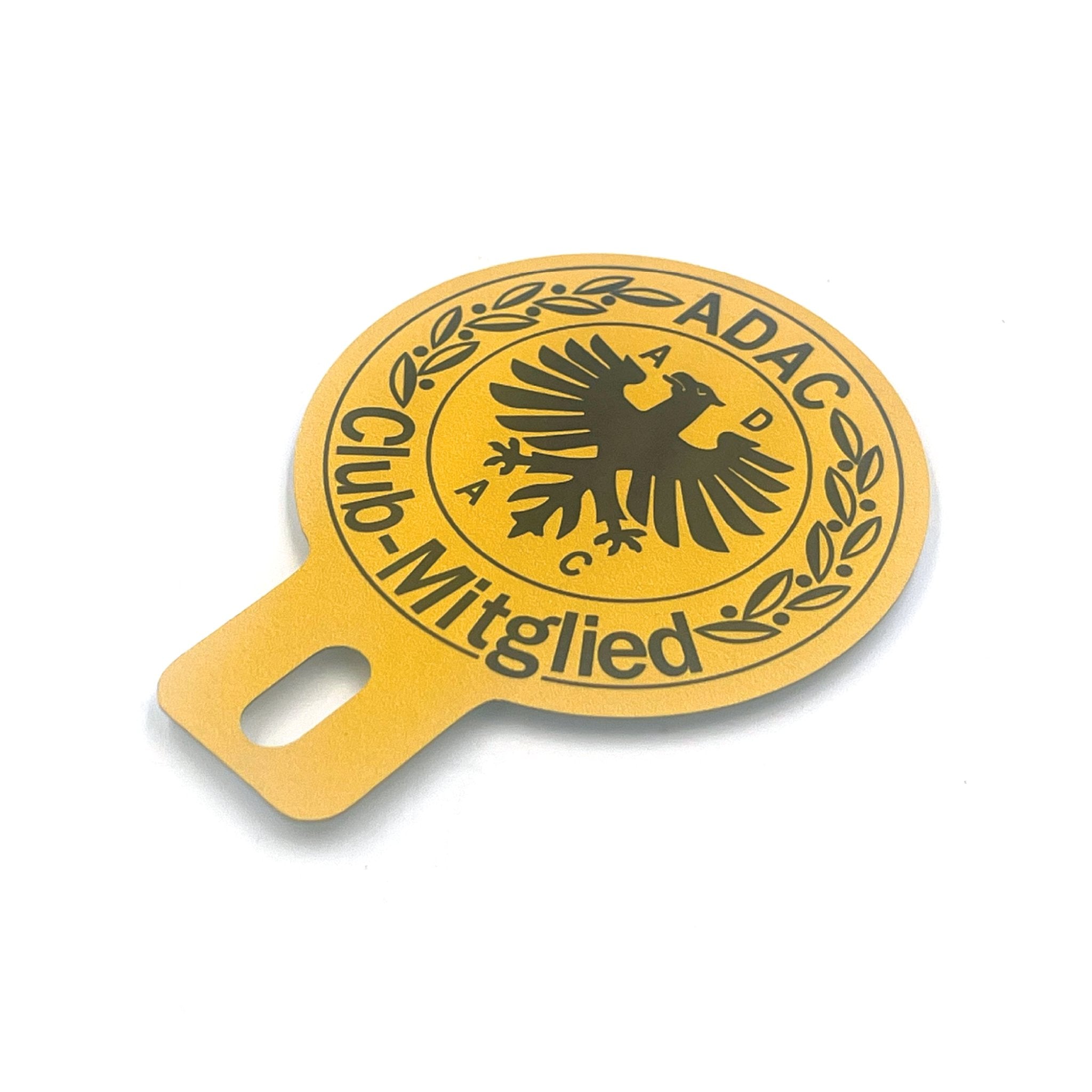 ADAC Club-Mitglied License Plate Topper Vintage Style Car Truck Accessory Retro