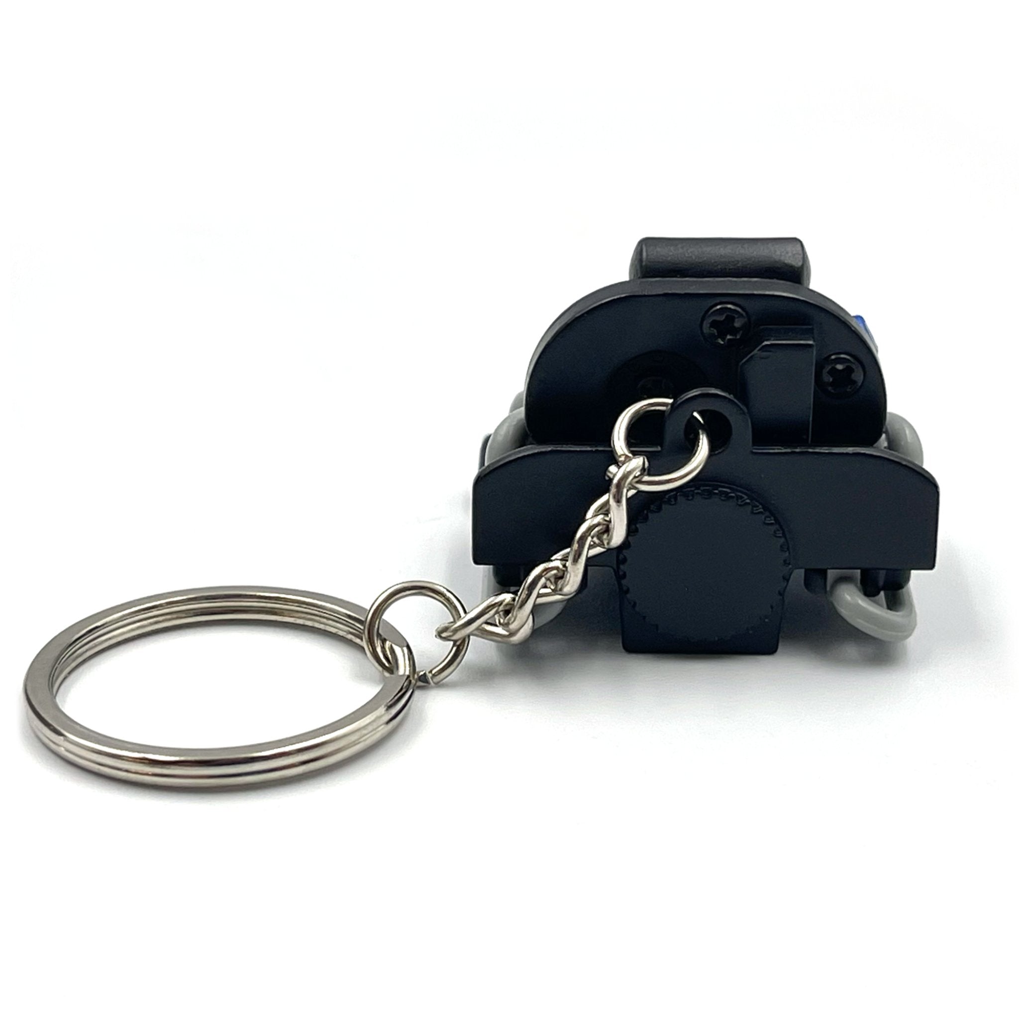 VW 3D 36-HP Engine Key Chain with DIY Dual Carburetor Parts
