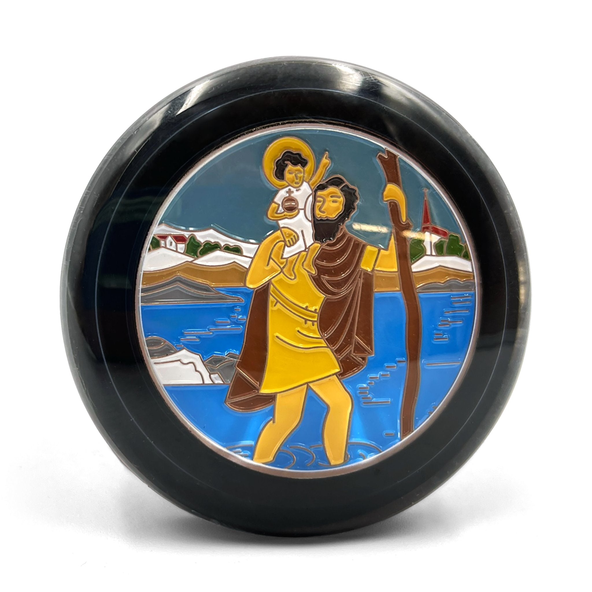Steering Wheel St Christophorus Horn Button for VW 56-60 Beetle T1 55-67 Bus T2