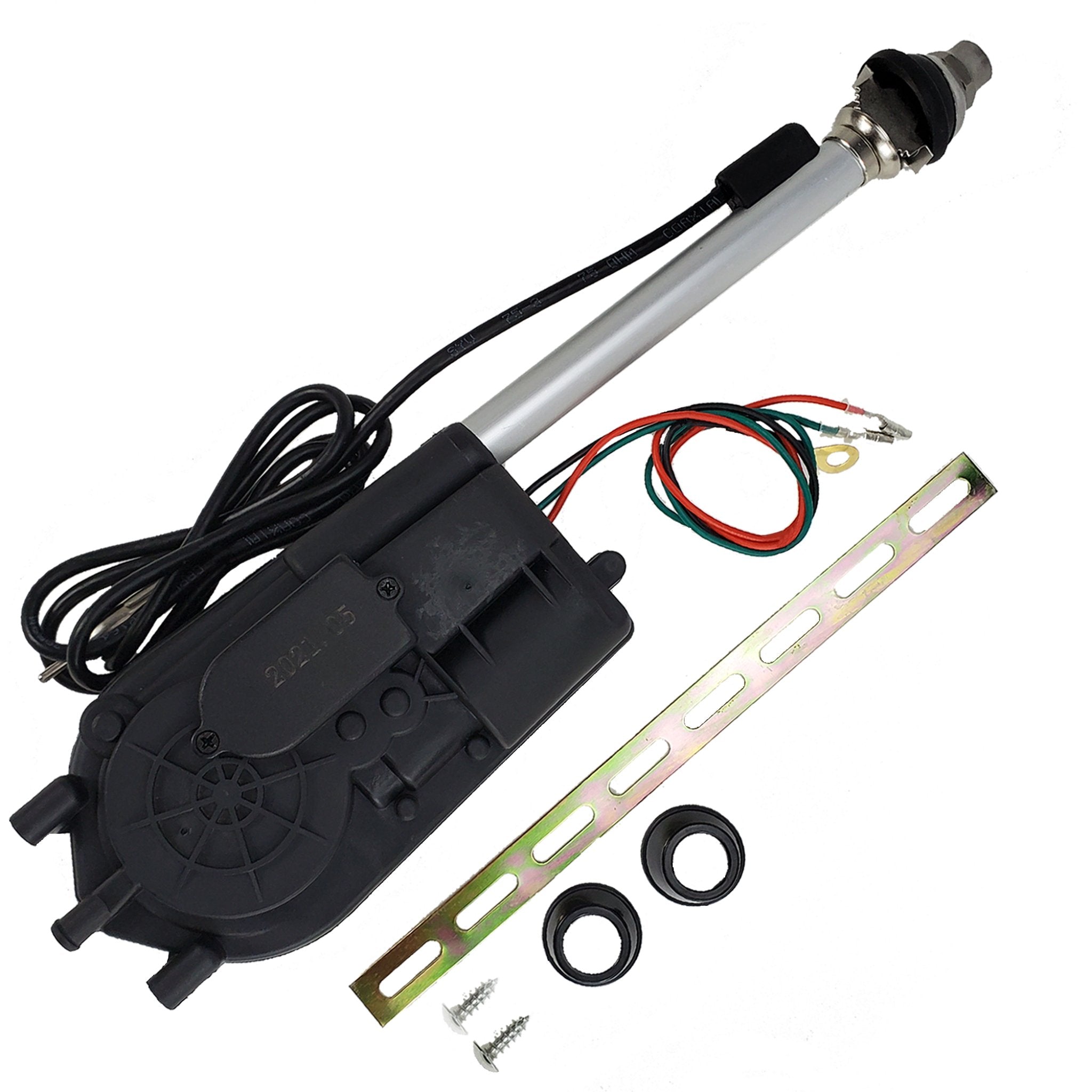 Volkswagen Chrome Power Antenna Kit for VW Bug Bus Karmann Ghia Thing T3 T4
