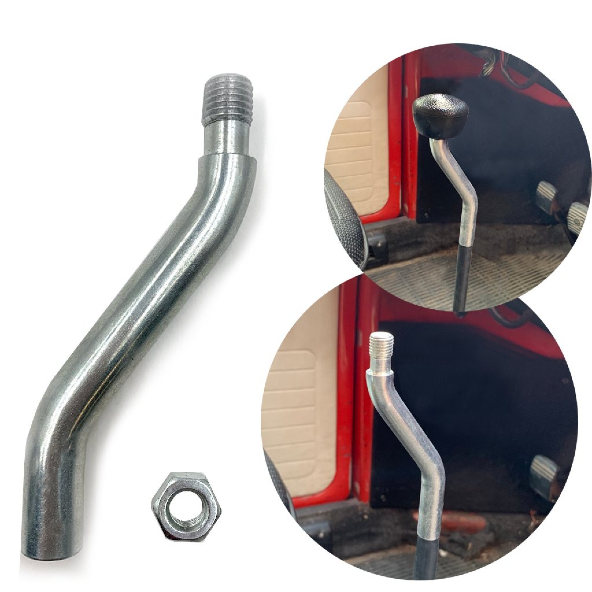 VW Shifter Arm Extension 12mm - VW Bus & Beetle 1968 & Up Thing T3 T4
