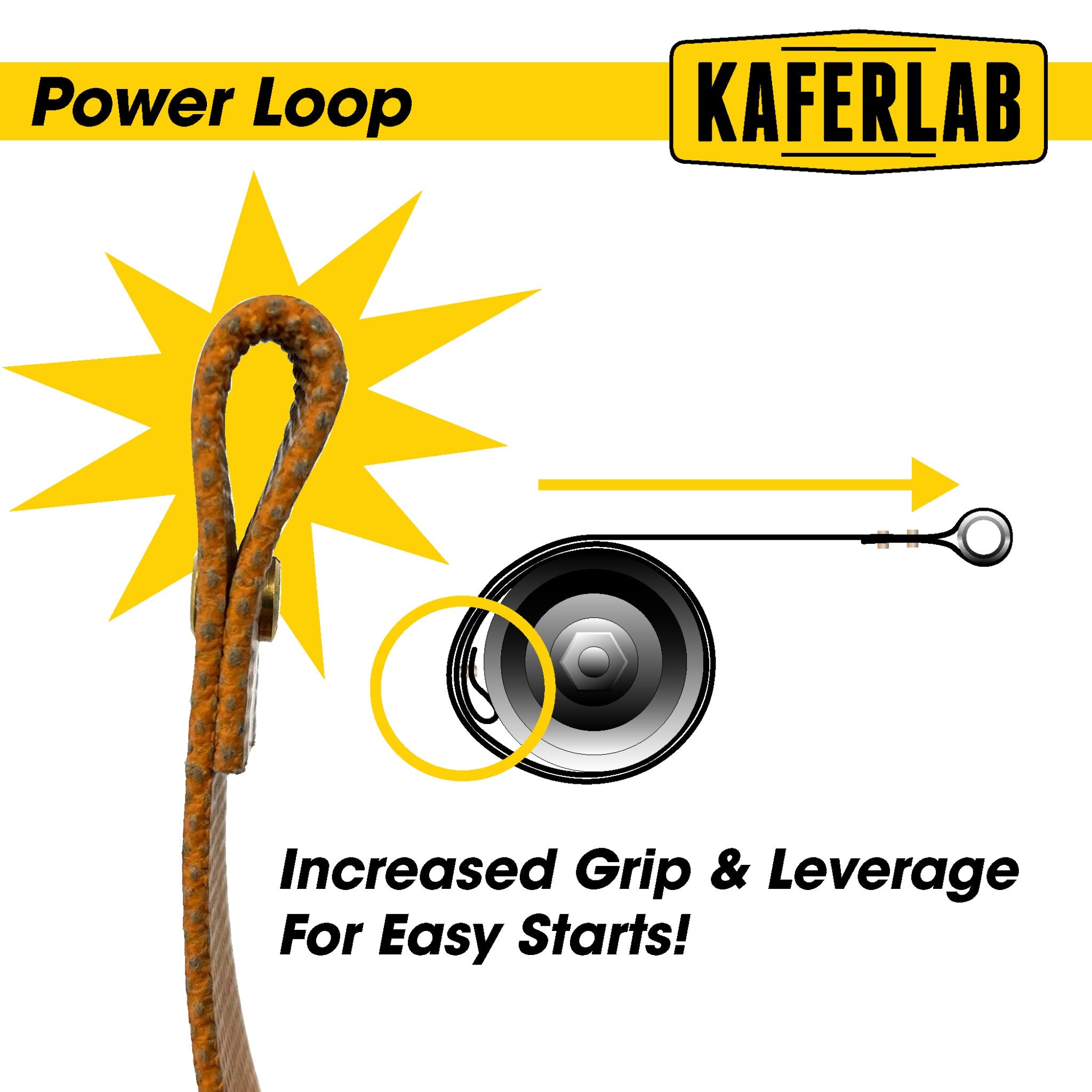 Emergency Hand Rope Starter for VW Beetle Bus Karmann Ghia Manual Crank Backup
