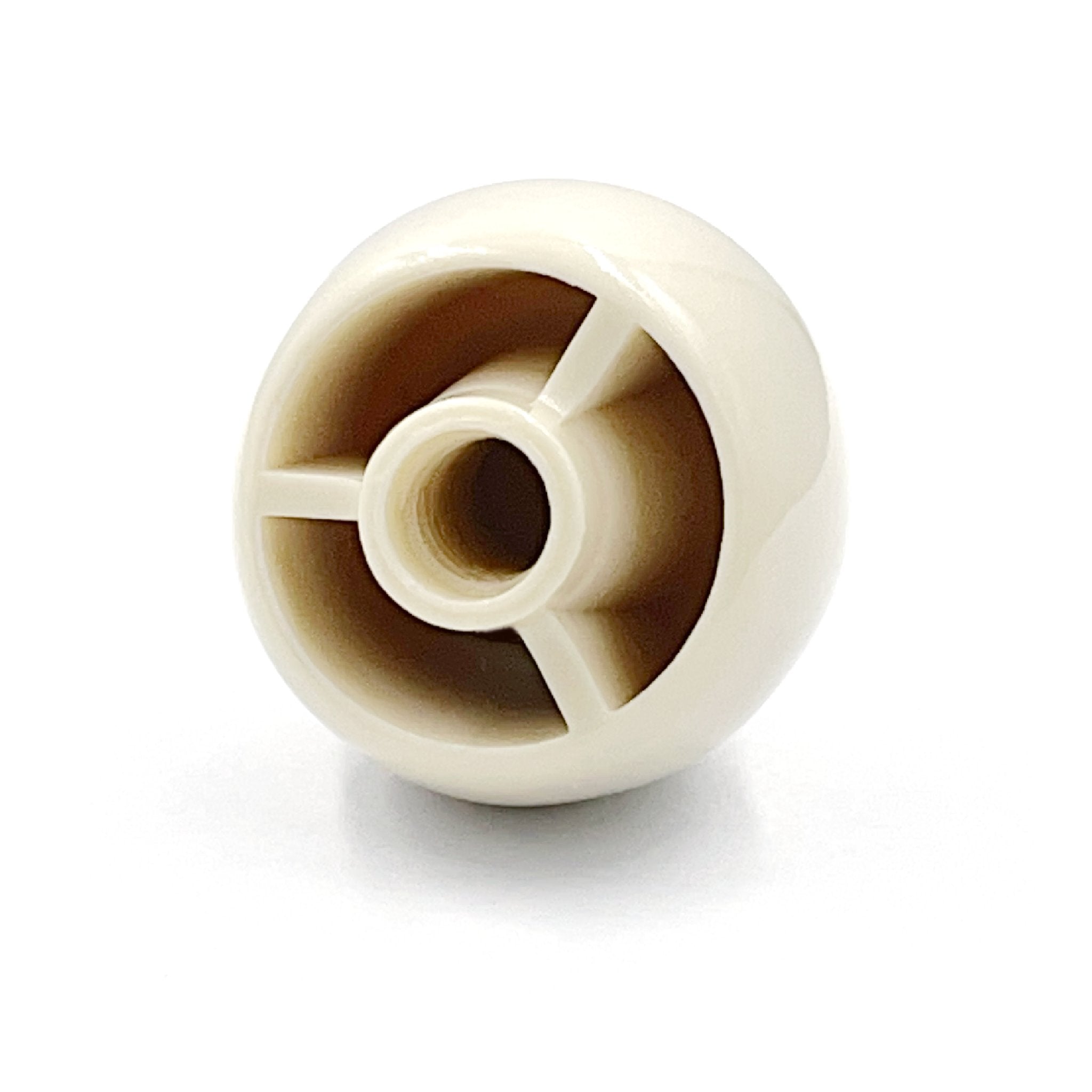 Ivory Hoffman Dimple Shift Knob w/ Red Stripe for 1947 - 1961 VW or Porsche 356