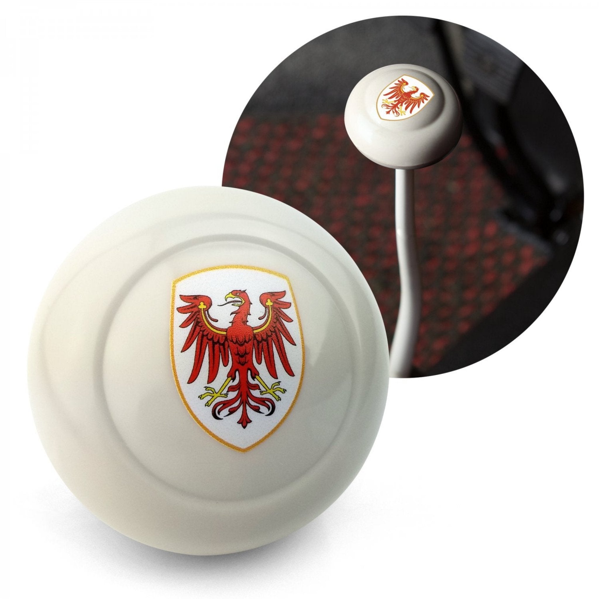 Brandenburg 2Pc Kit - Horn Button Shift Knob Bus Beetle Ghia Cox