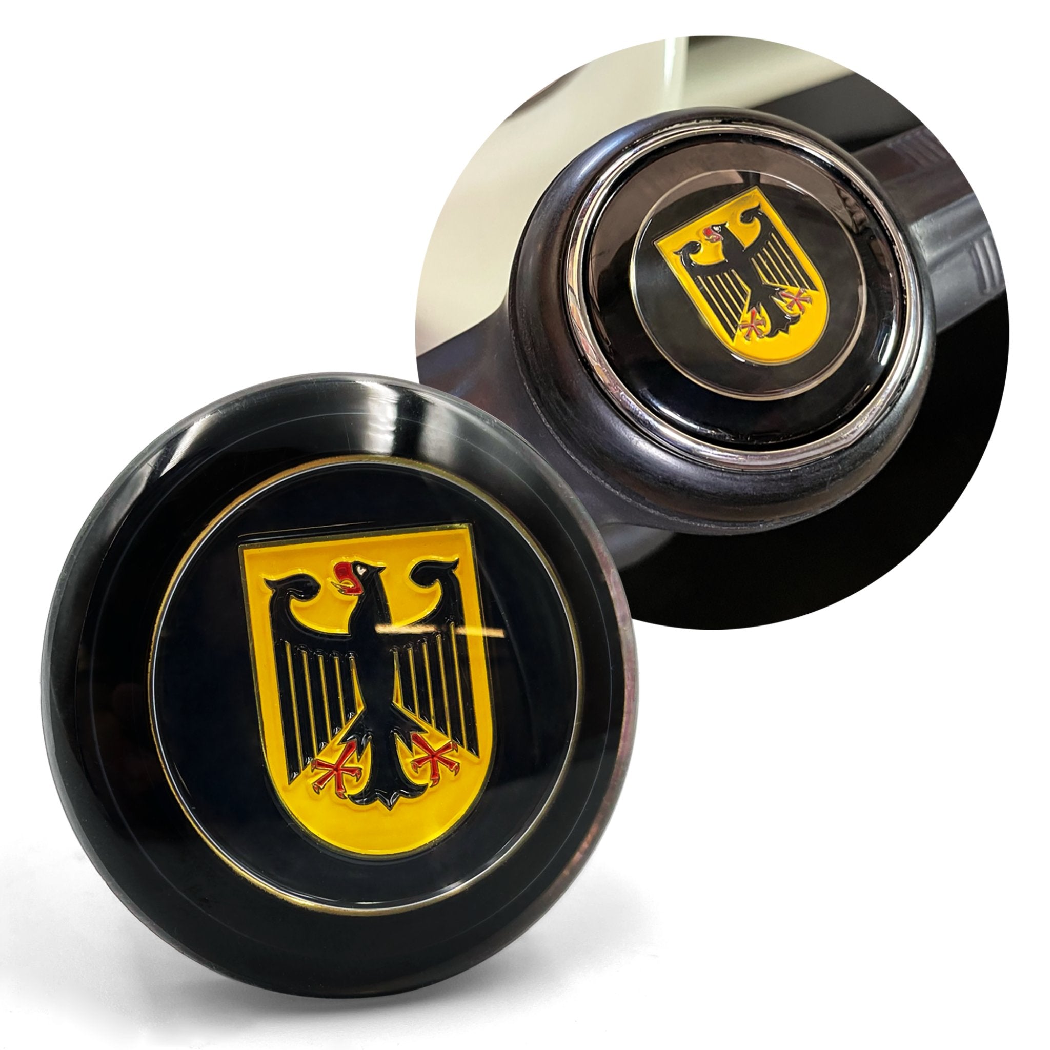 Steering Wheel Deutschland Horn Button for VW 56-60 Bug Beetle T1 55-67 Bus T2
