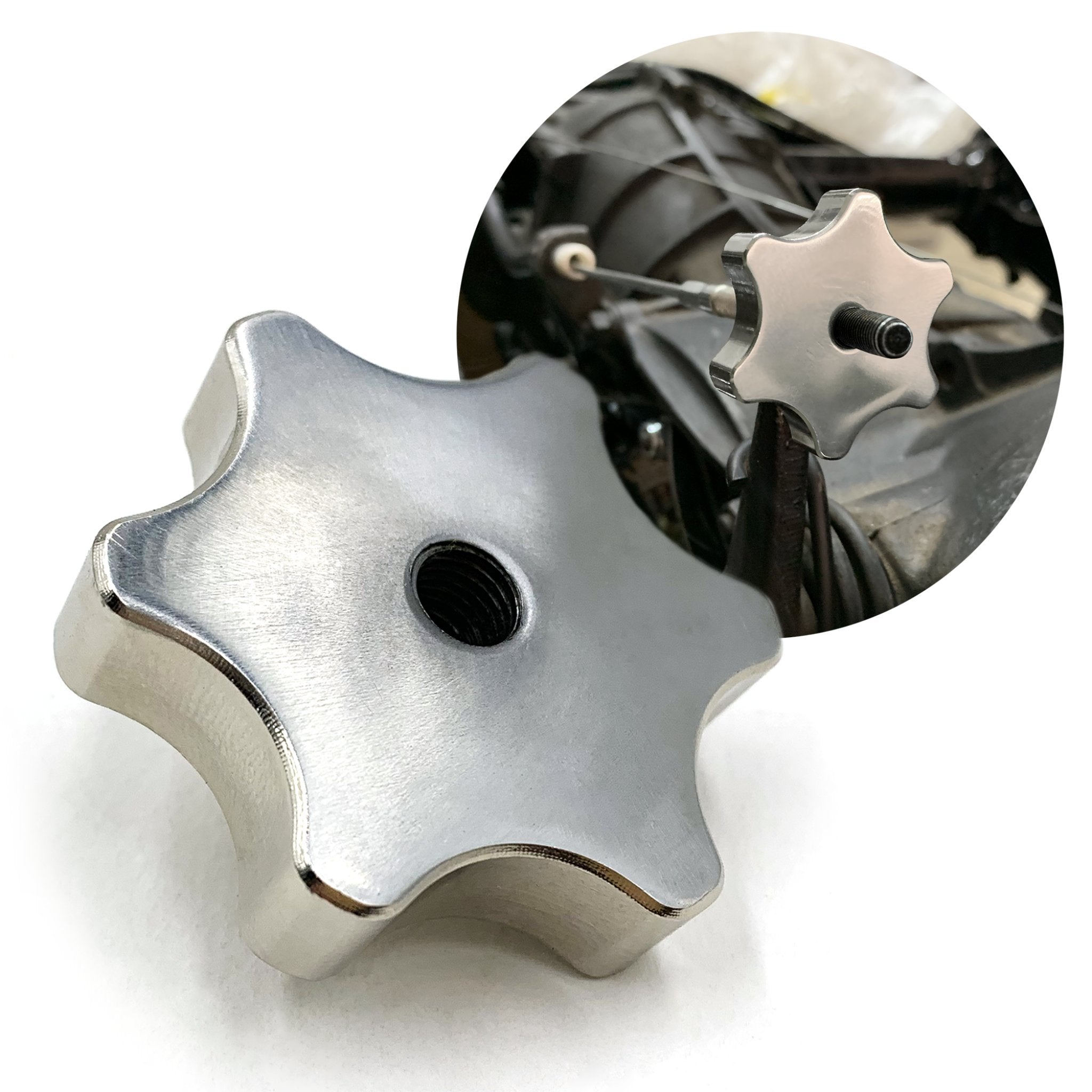 VW Clutch Adjustment Nut for Aircooled Volkswagen - * RAW PAINTABLE* Bug Ghia Bus Thing T3