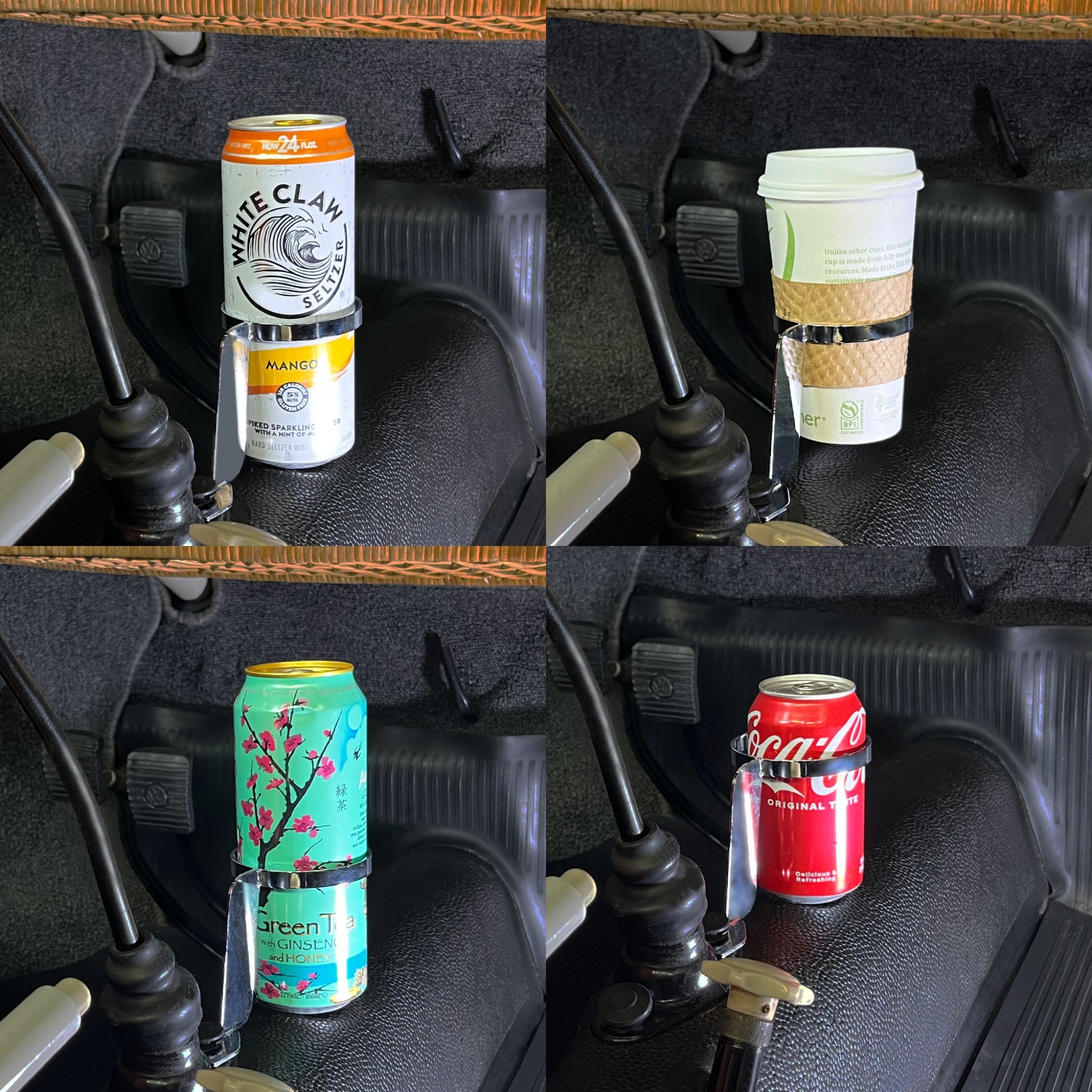 Cup Holder for VW Volkswagen Beetle, Bug, Oval, Split, KDF, Ghia, Thing, Type 3