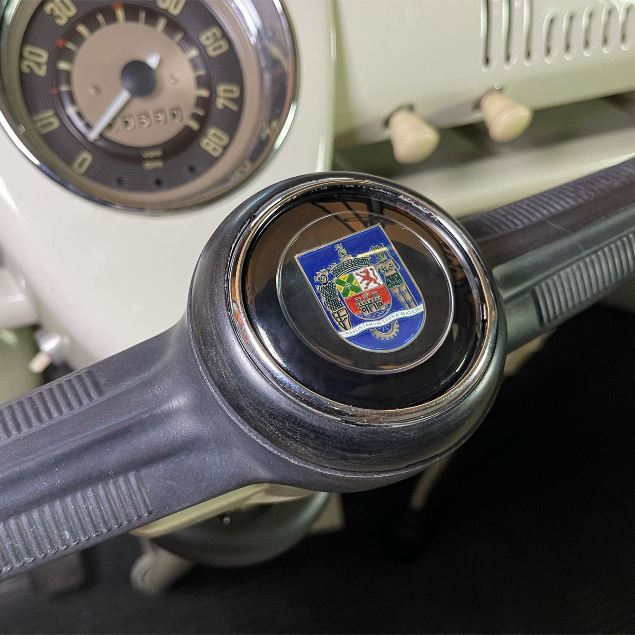Steering Wheel Sao Bernardo do Campo Horn Button for VW 56-60 Bug 55-67 Bus T2