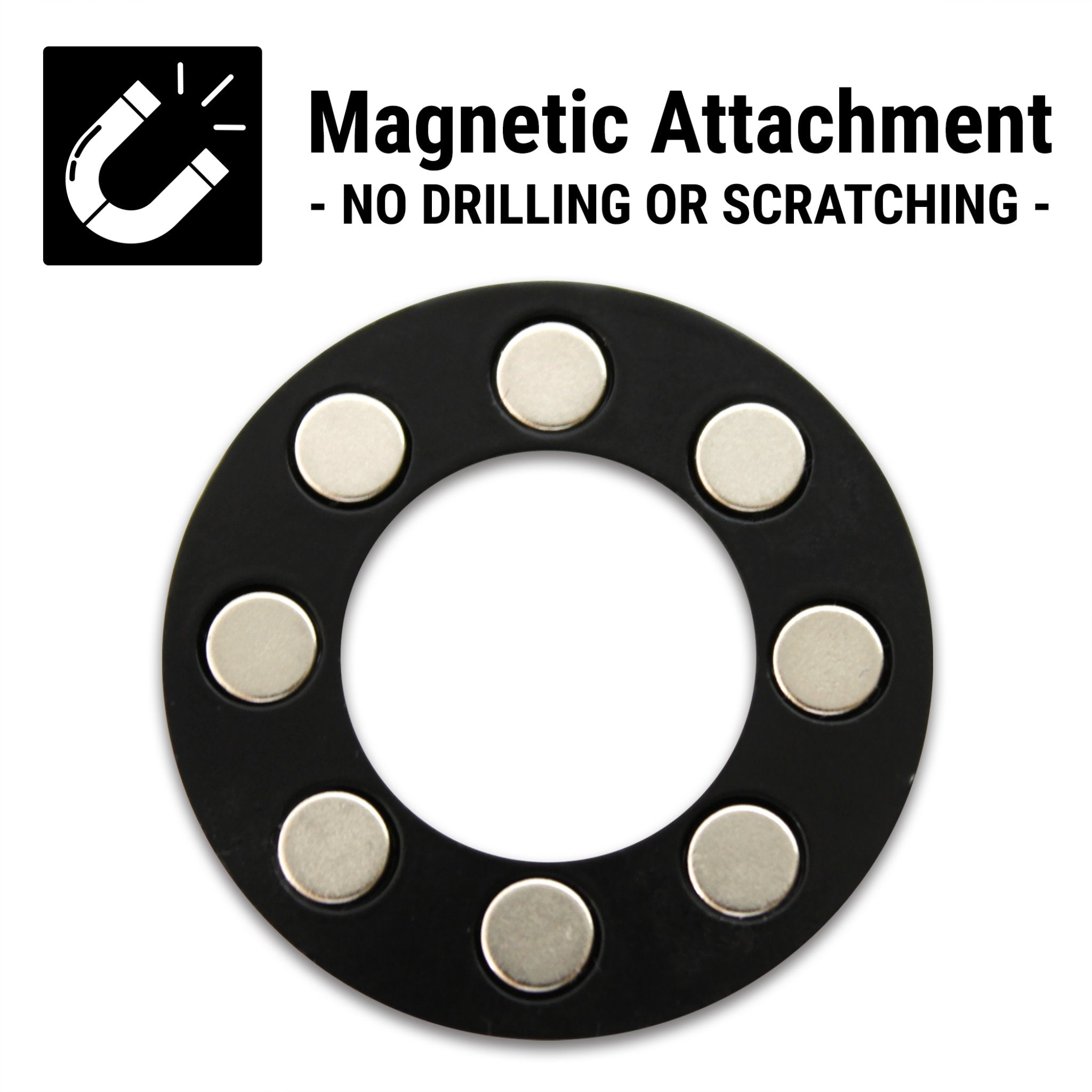 Magnetic Fog Lamp Switch (LOW CLOUDS) Trim Ring Cover For VW Beetle