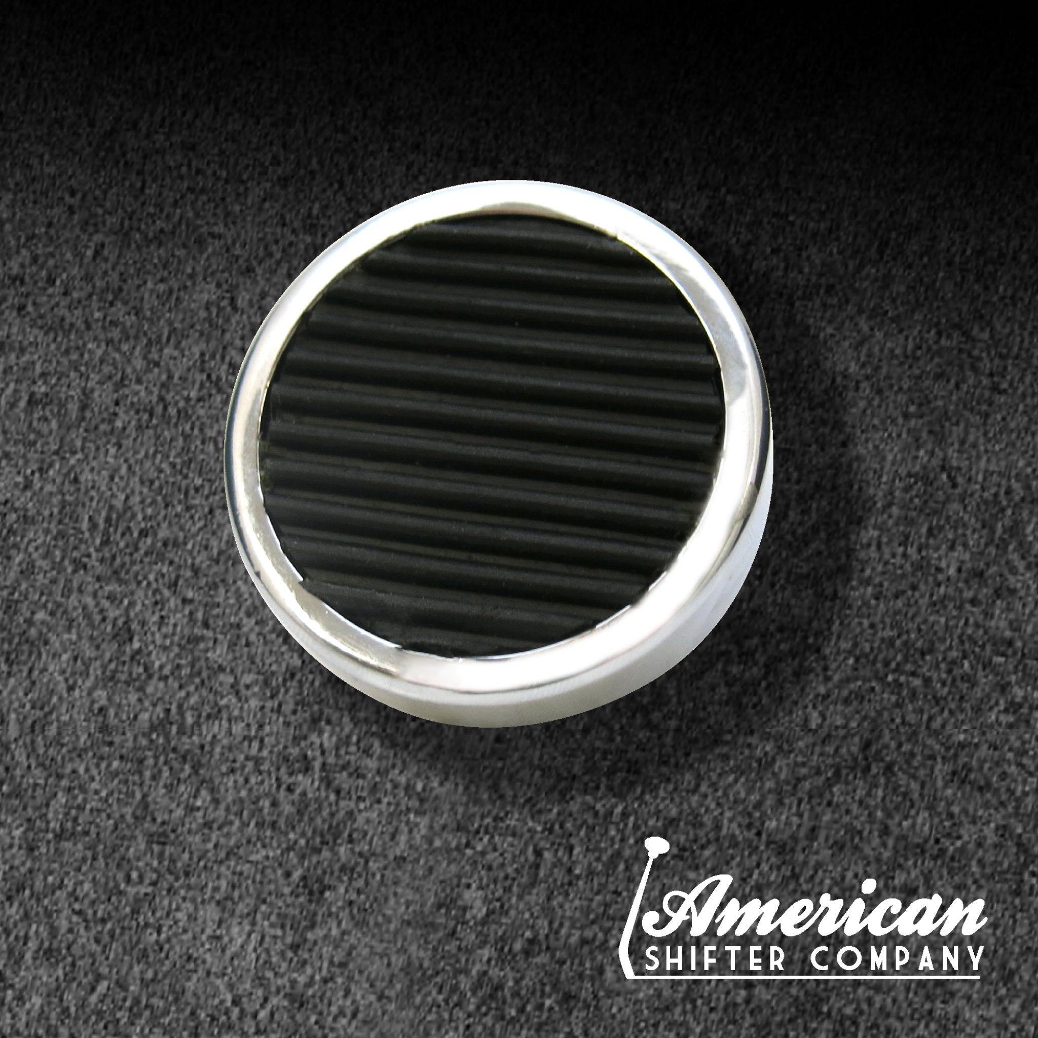 Floor Mount Round Headlight Switch Dimmer High Beam Pedal Cover with Non-Slip Rubber