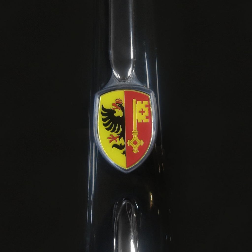 VW Coat of Arms of Geneva Hood Badge Crest