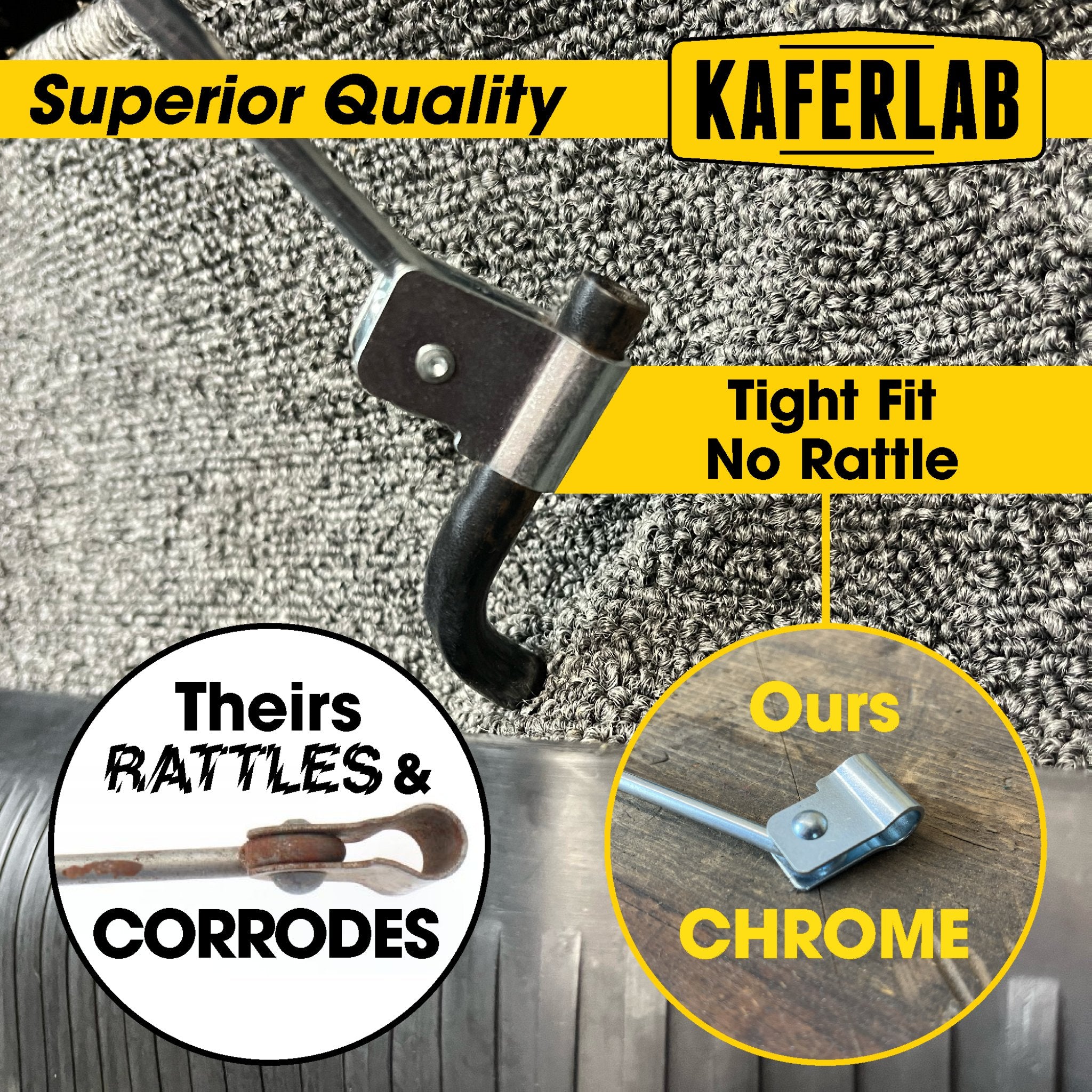 VW Fuel Tap Lever Extension Kit for Beetle KDF Split Oval Ghia Lowlight T1 T3