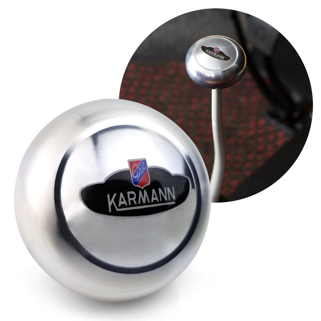 VW Karmann Ghia Crest Billet Gear Shift Knob for Sedan & Convertible