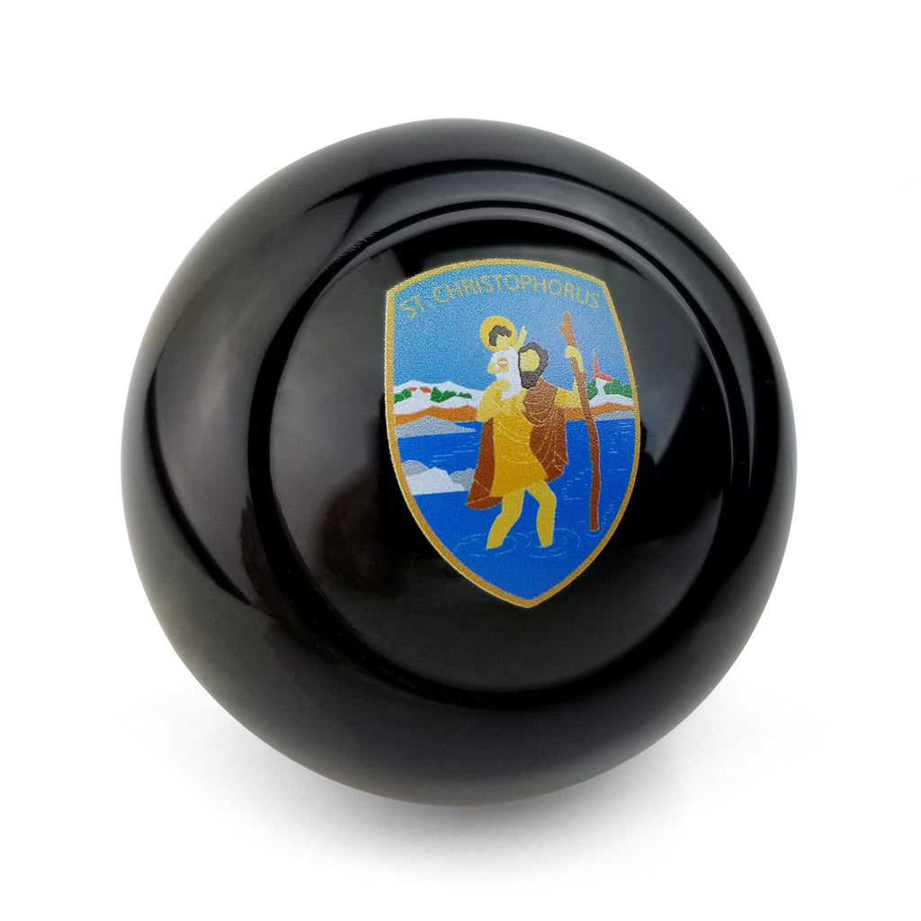 St. Christophorus Black Gear Shift Knob for Volkswagen Porsche