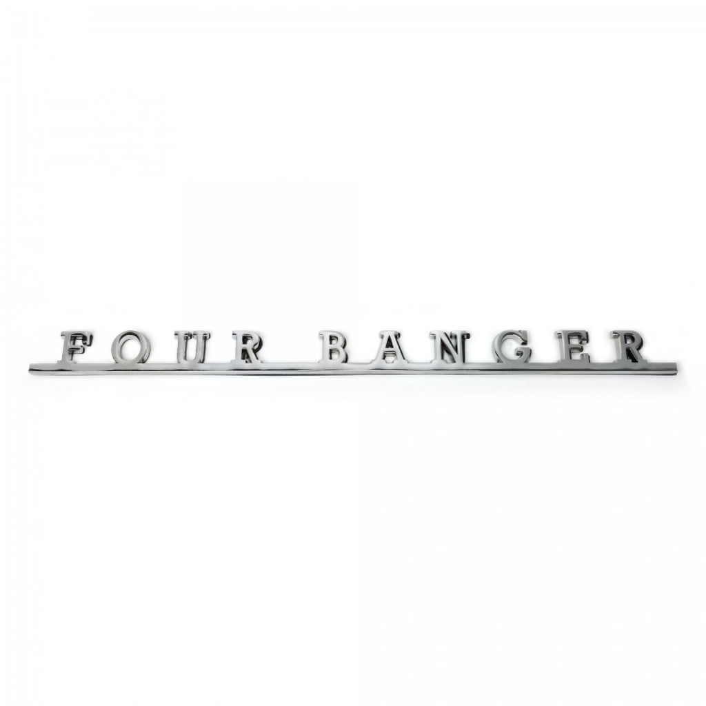 VW Four Banger Script Emblem for Volkswagen beetle bus ghia thing kafer