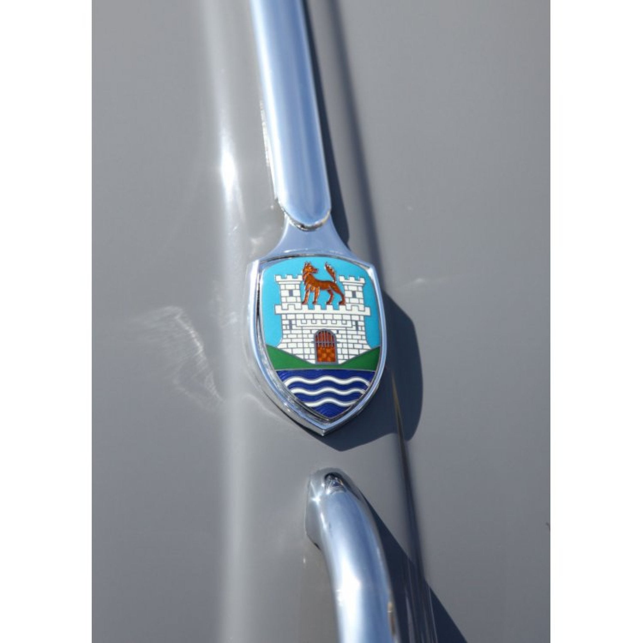 VW Wolfsburg Crest Hood Emblem