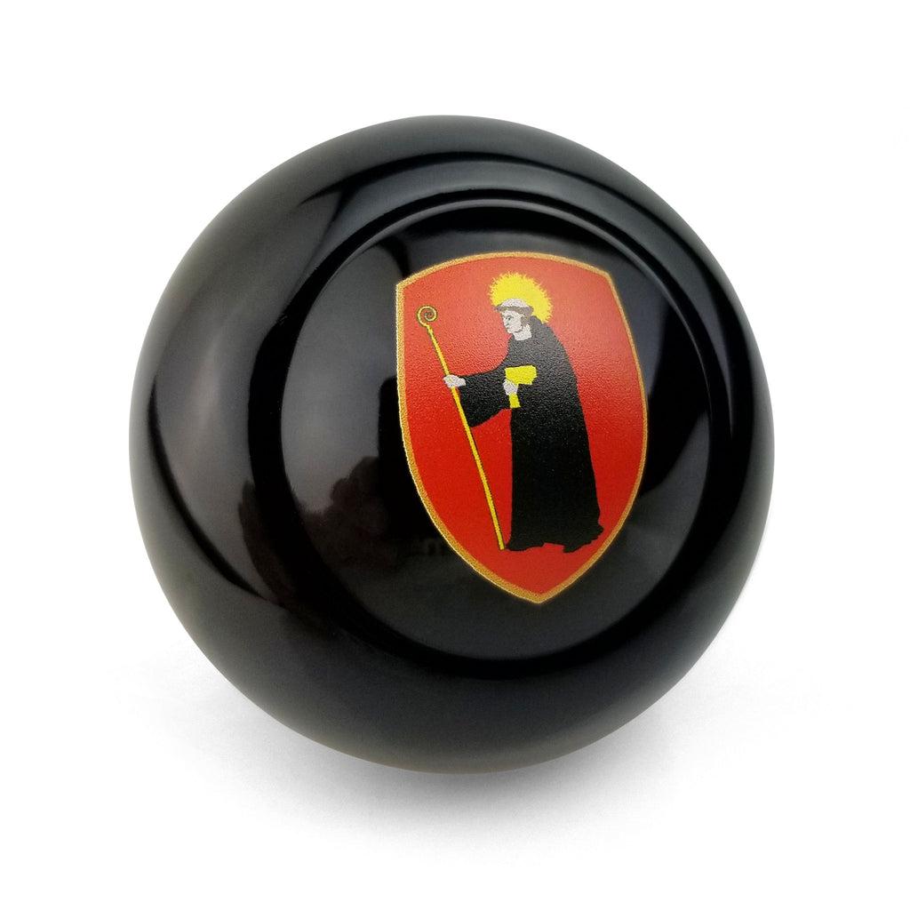 Coat of Arms Glarus Black Gear Shift Knob for Volkswagen Porsche