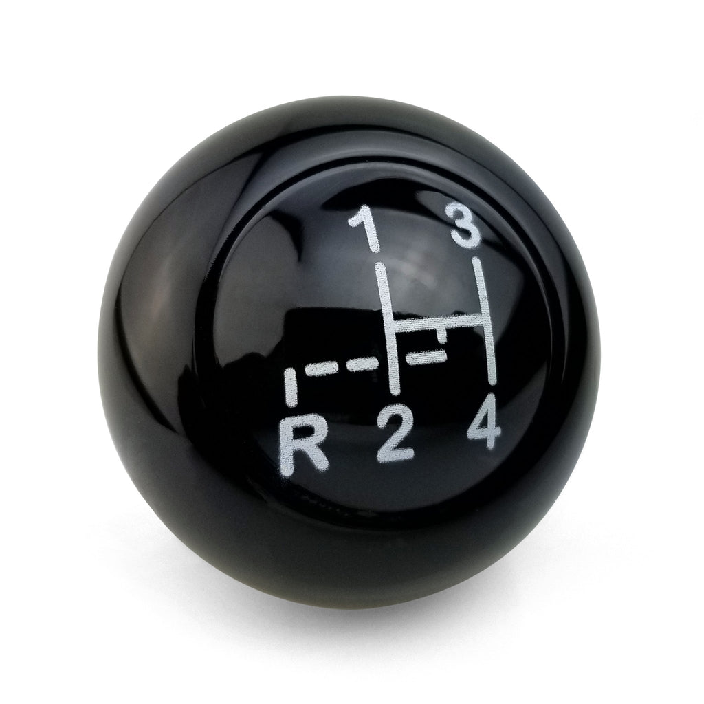 4-Speed Shift Pattern Black Gear Shift Knob for Volkswagen Porsche