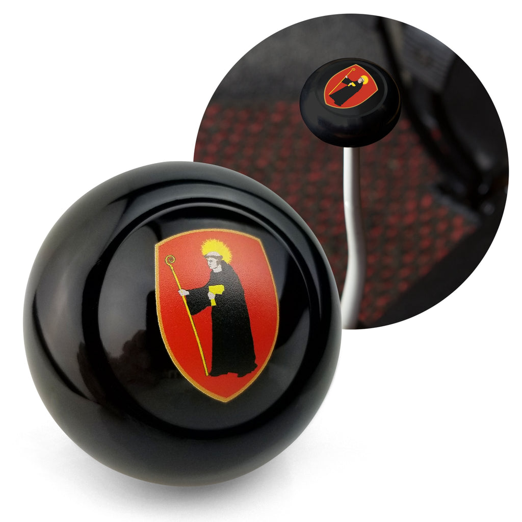 Coat of Arms Glarus Black Gear Shift Knob for Volkswagen Porsche