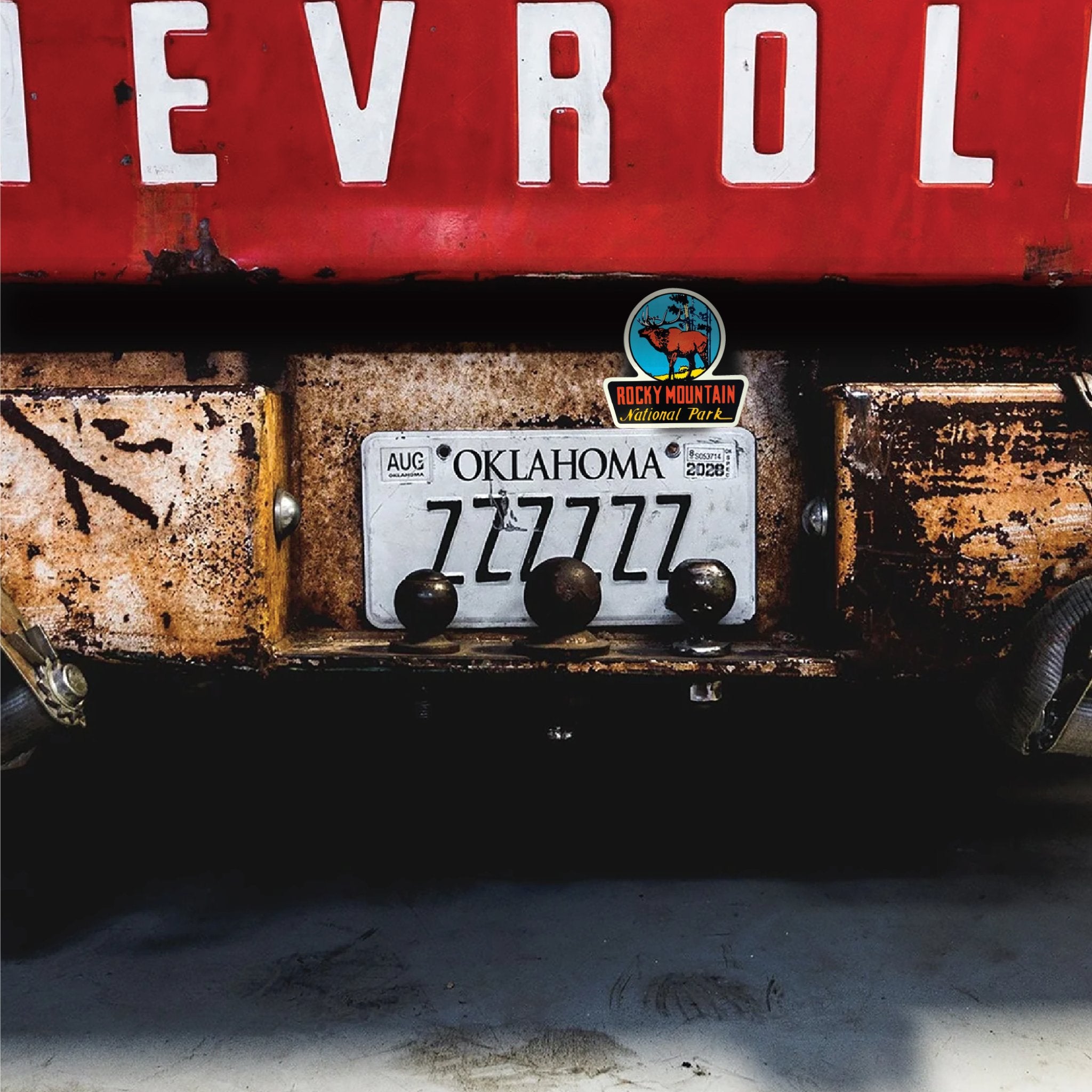 Rocky Mountain National Park License Plate Topper American Parks  Car Truck