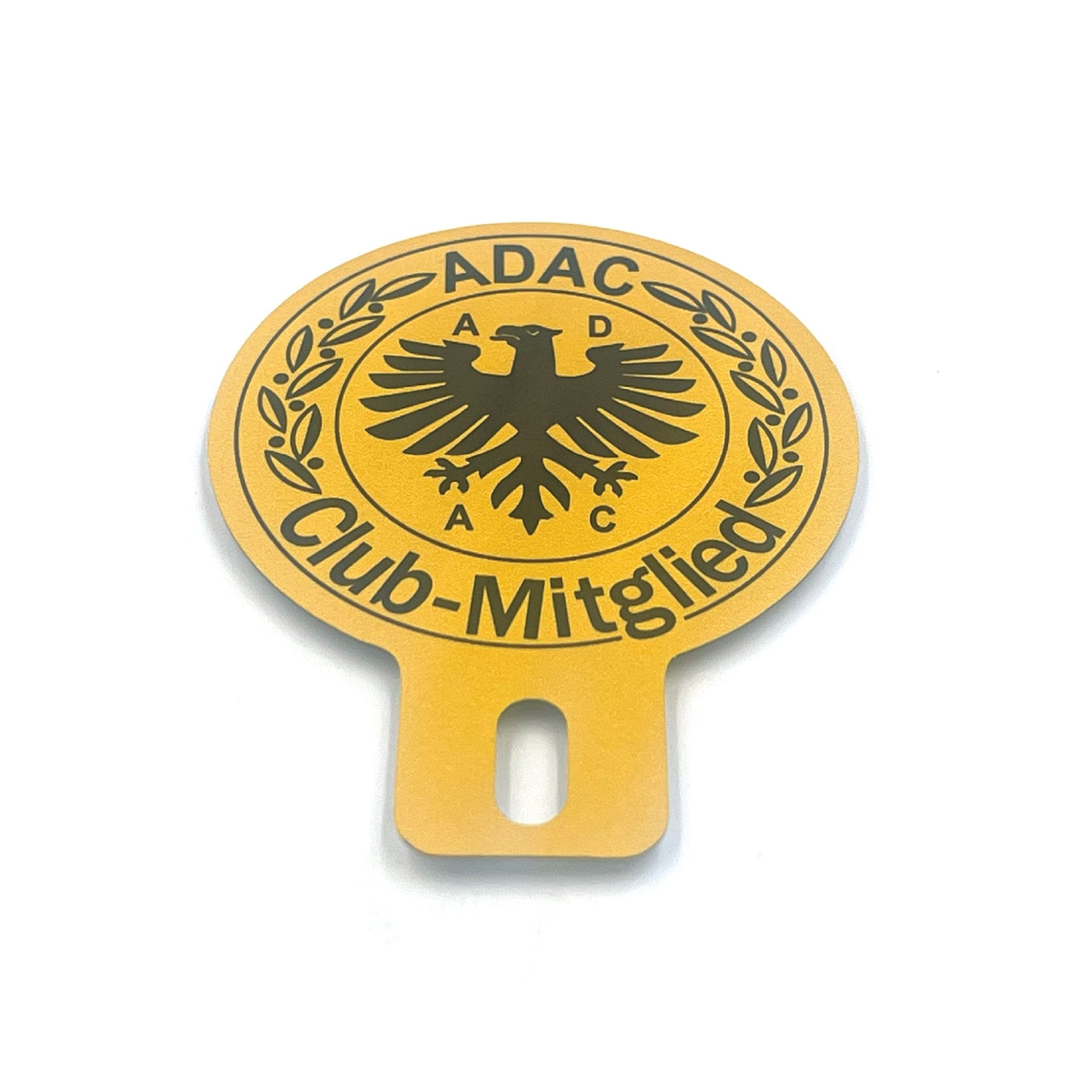 ADAC Club-Mitglied License Plate Topper Vintage Style Car Truck Accessory Retro