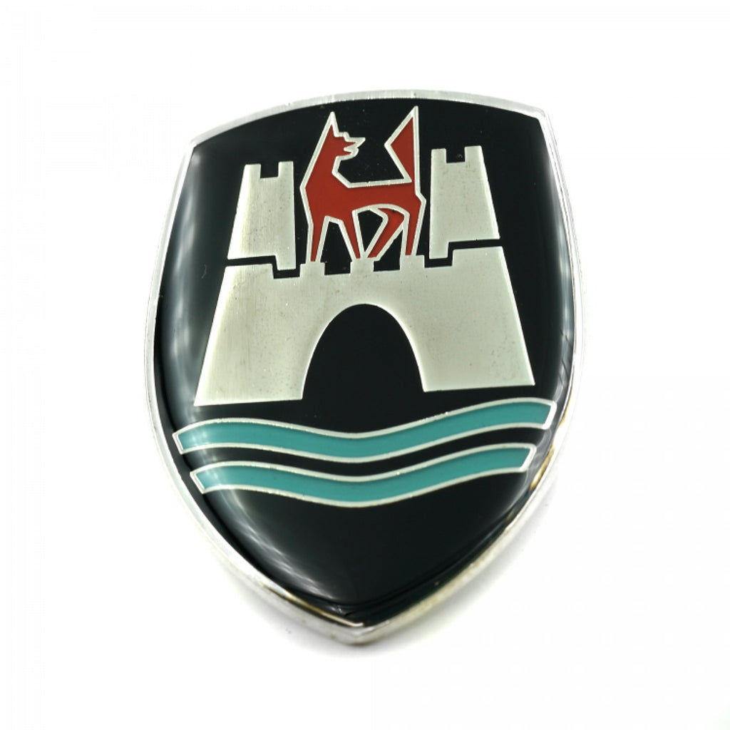 VW Wolfsburg Crest ~ Black Hood Badge