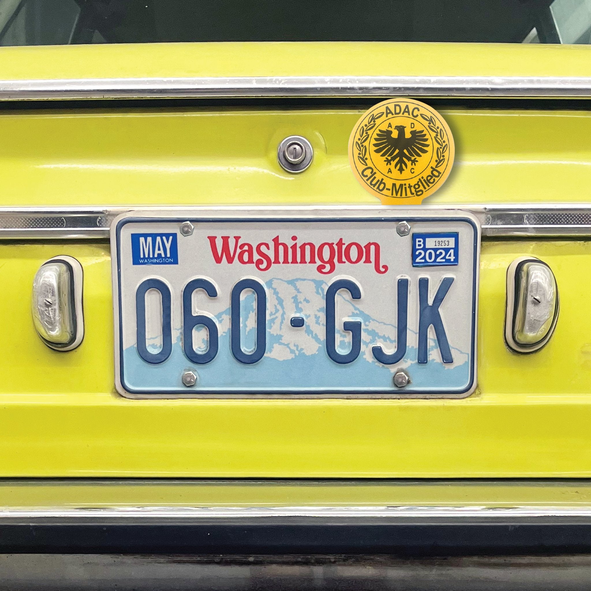 ADAC Grille Badge German car Club Flag for car カーバッジ ADAC