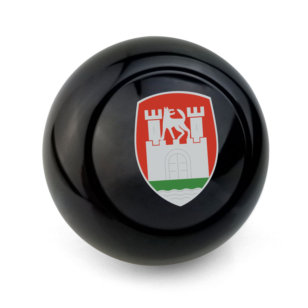 African Wolfsburg Crest Black Gear Shift Knob for Volkswagen Porsche