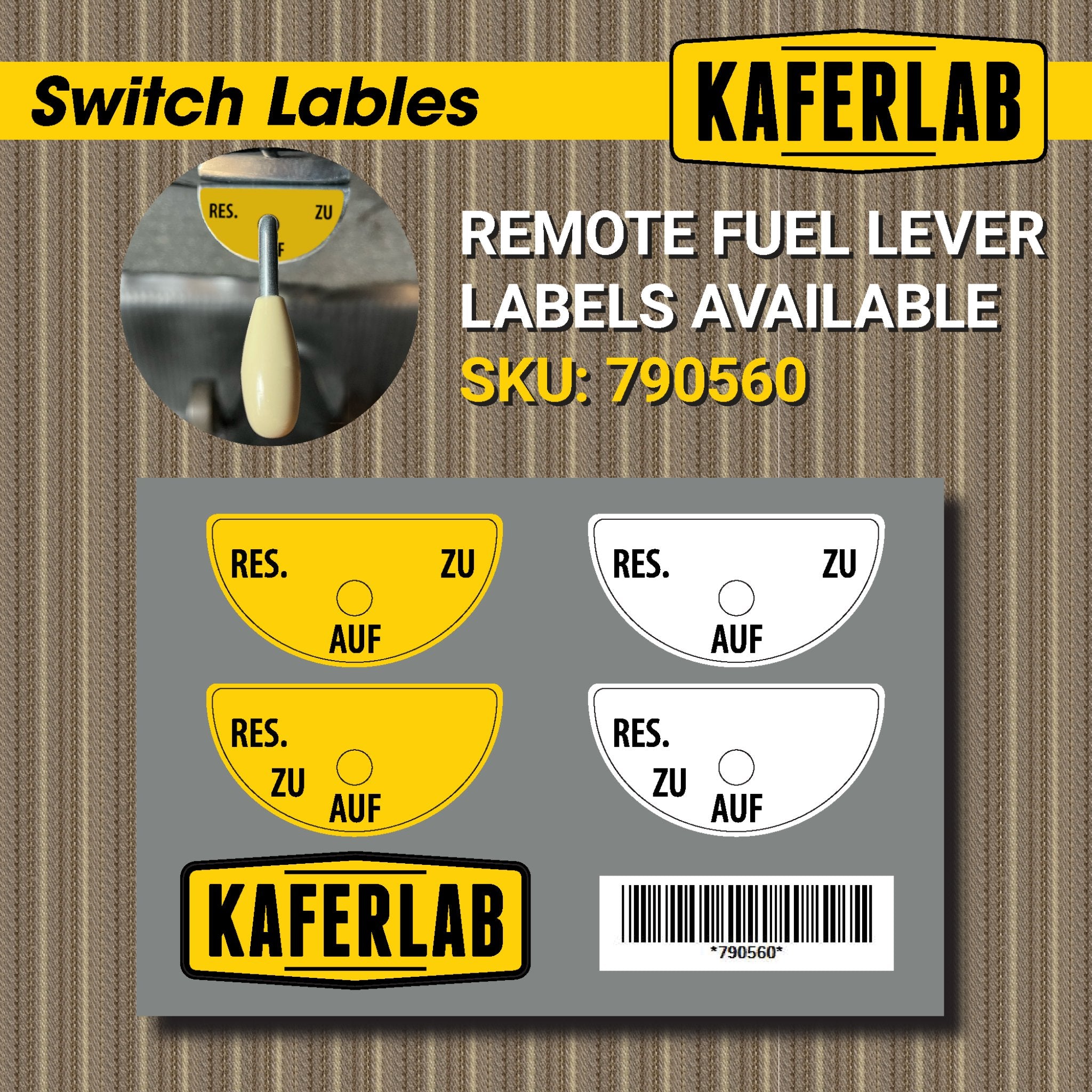 VW Fuel Tap Lever Extension Kit for Beetle KDF Split Oval Ghia Lowlight T1 T3