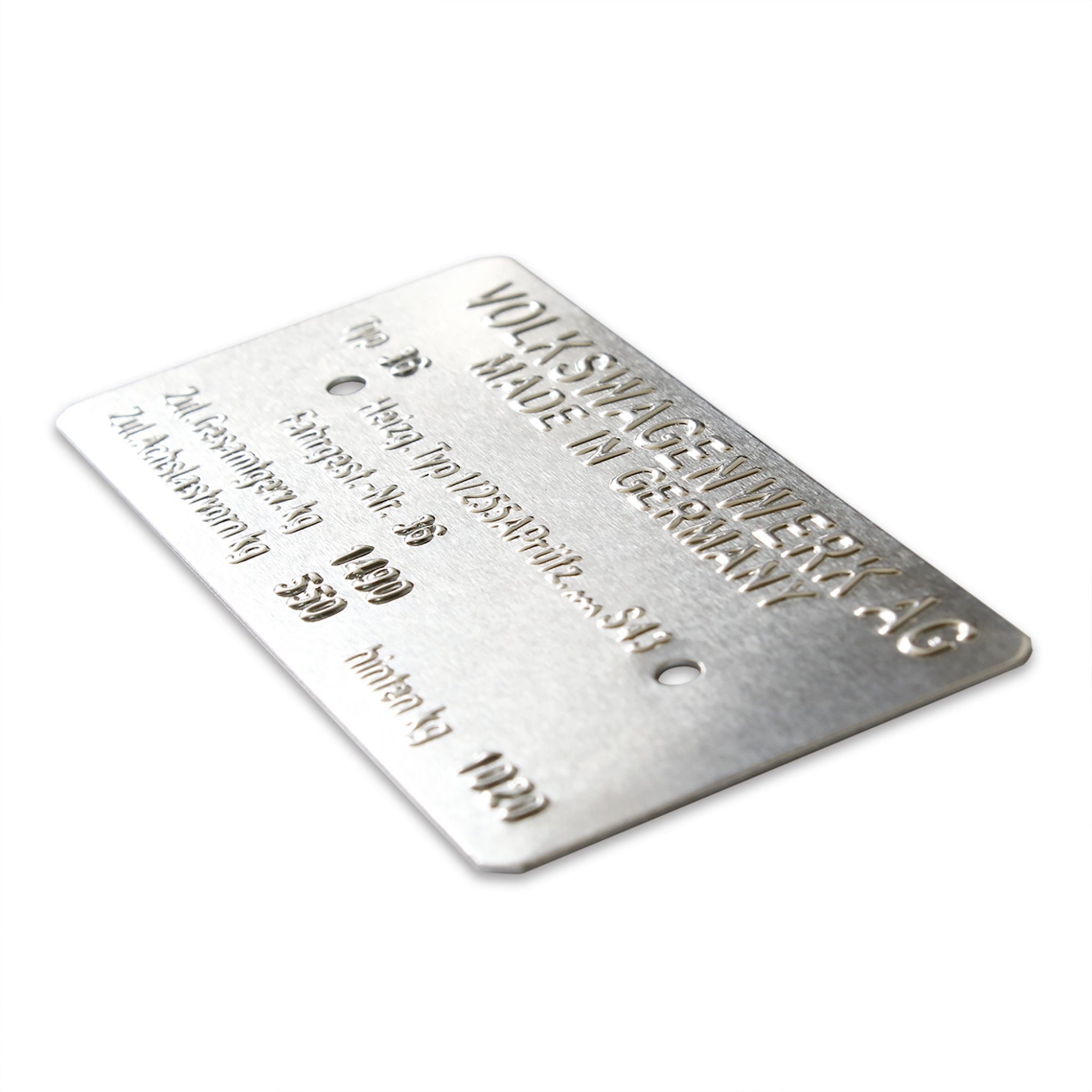 Volkswagen Squareback Type 361 Made in Germany Vin Data Information Plate