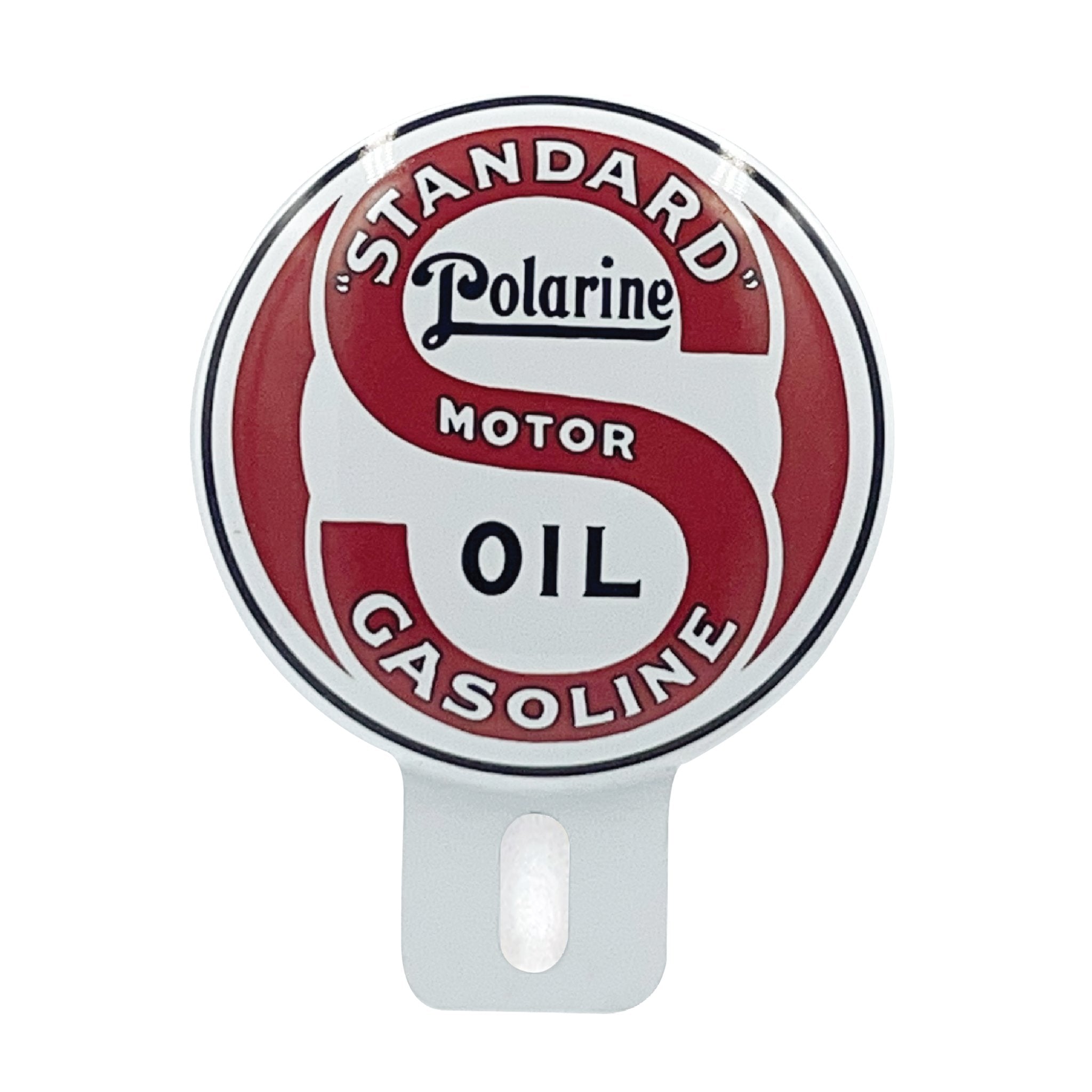 【新品】 オリバーガル Silver Classic Number Vintage Style Standard Gasoline License Plate Topper for Car Truck