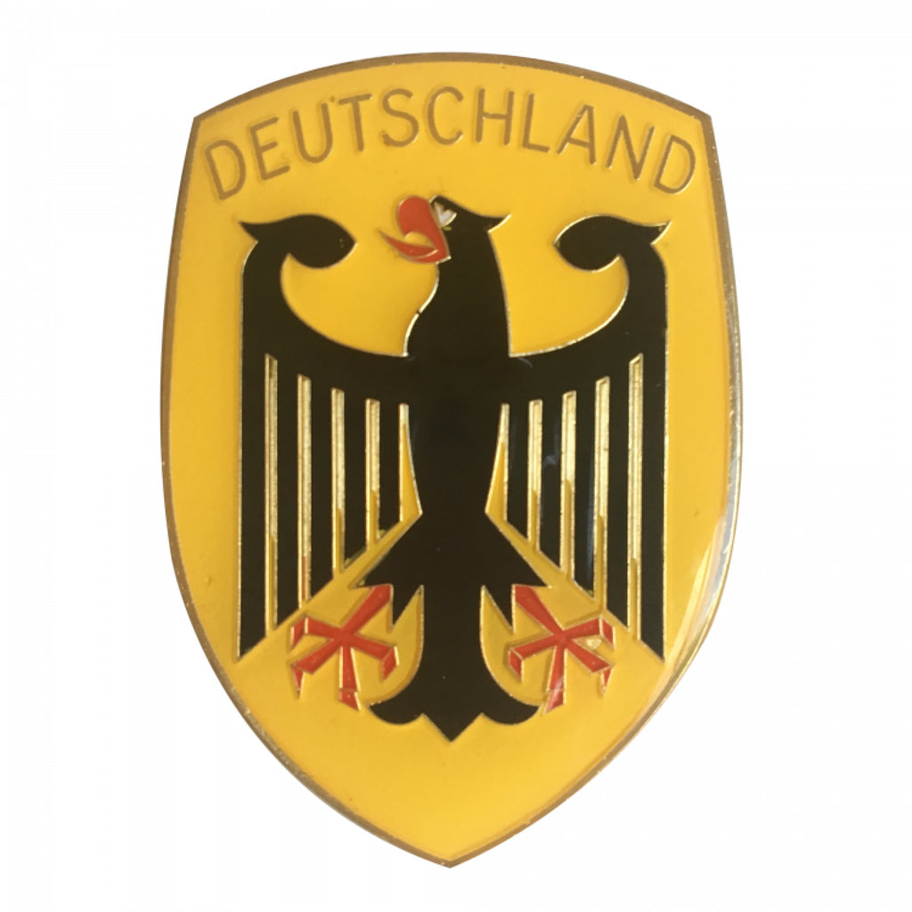 VW German Deutschland Hood Badge Crest