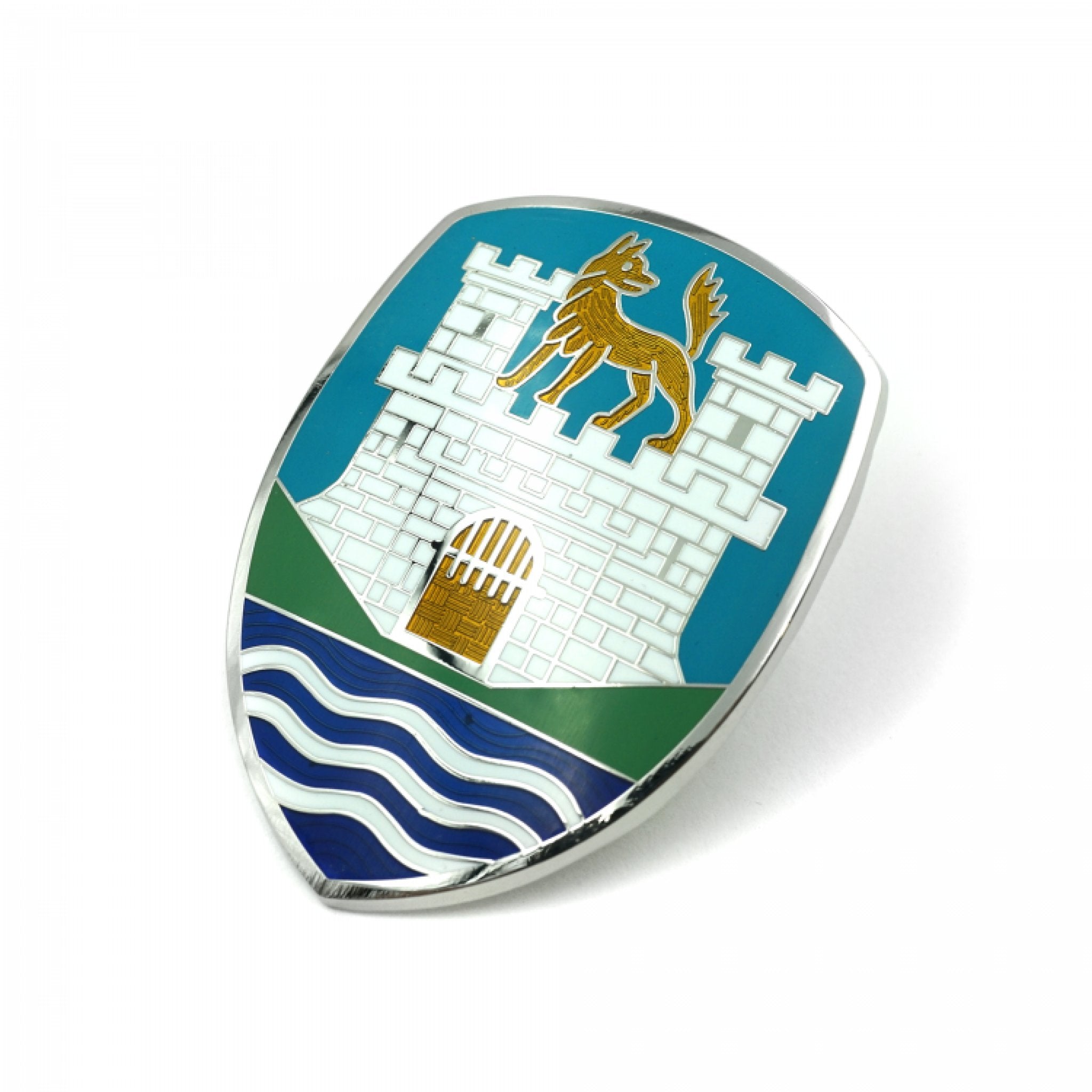 VW Wolfsburg Crest Hood Emblem