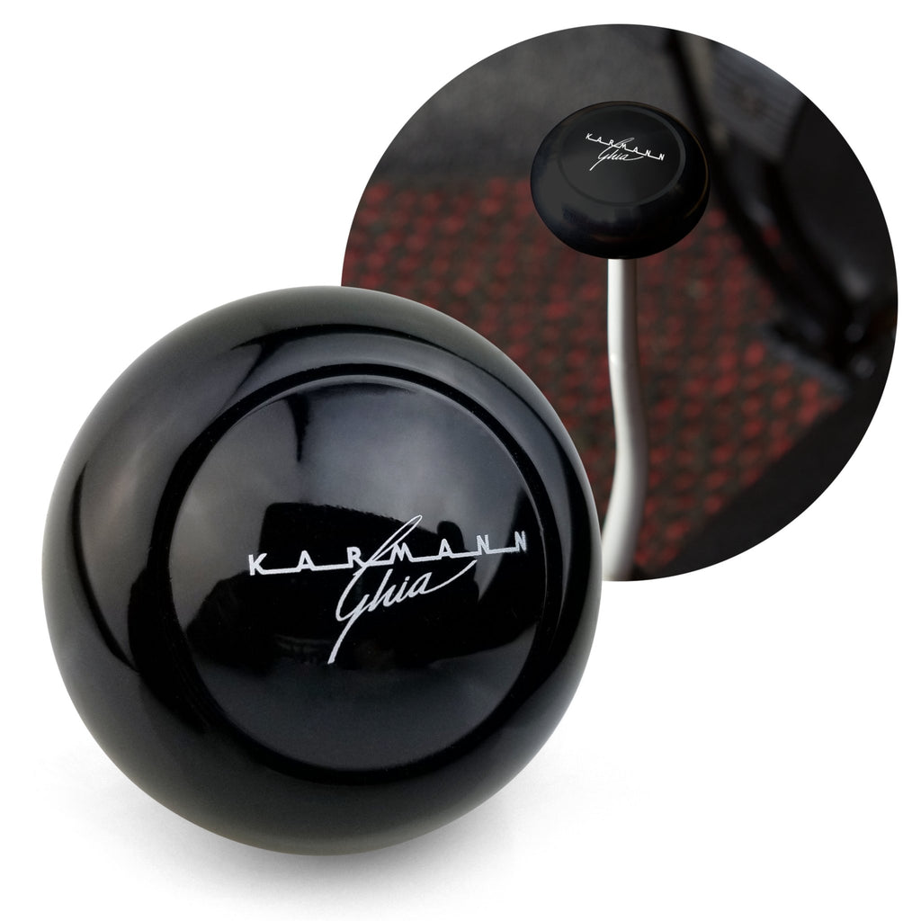 Karmann Ghia Black Gear Shift Knob for Volkswagen Porsche