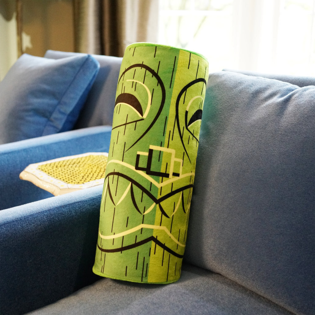 Kane - Hawaiian Tiki God Throw Pillow / Cushion