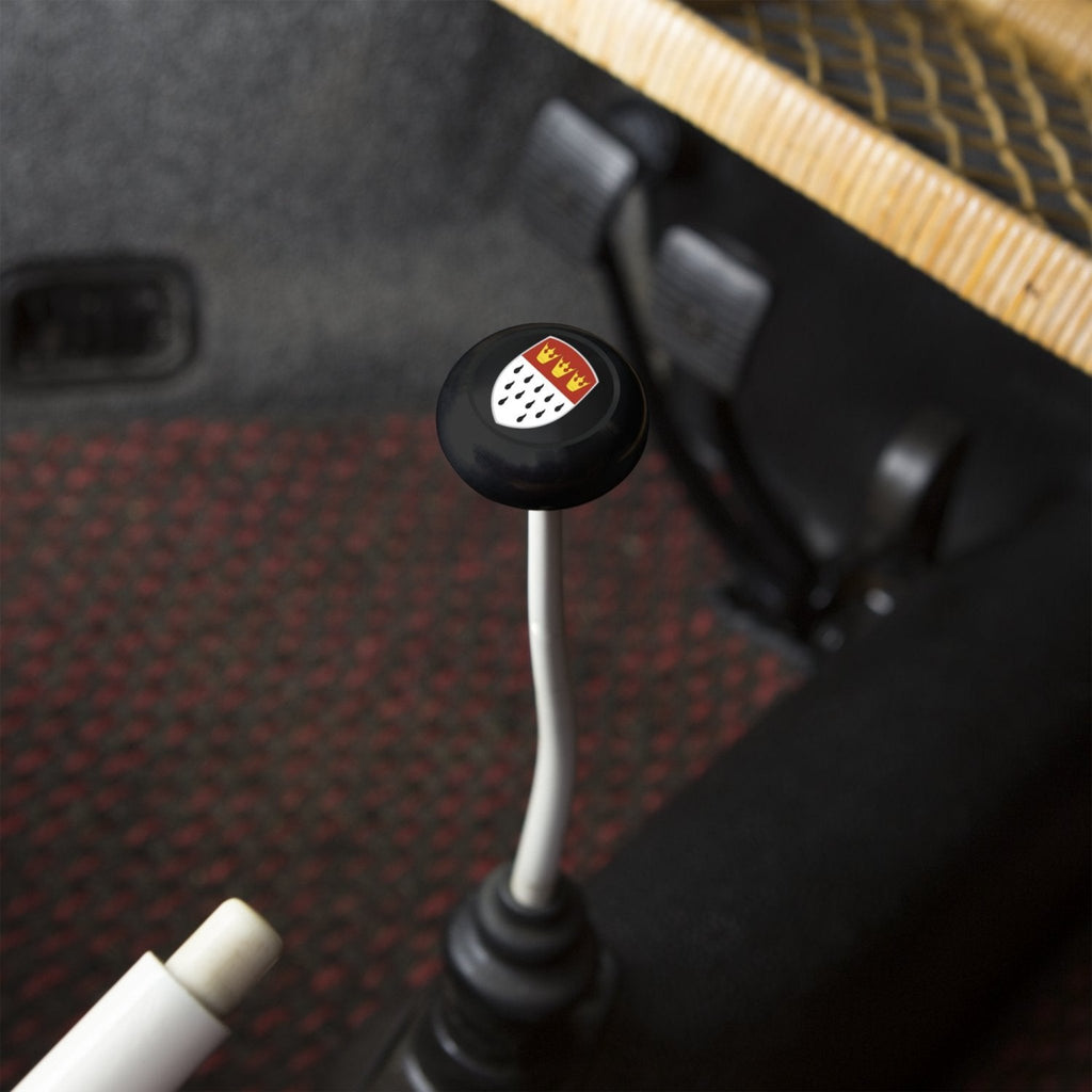 Cologne 2Pc Kit - Horn Button & Black 7mm Shift Knob Bus Beetle Ghia Split